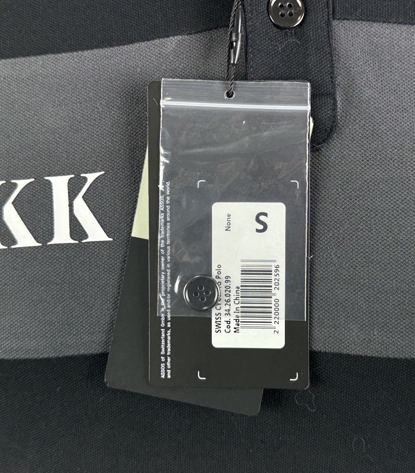 NWT ASSOS SIGNATURE OKK Team BMW Short Sleeve Swiss Cycling Polo Shirt Size S