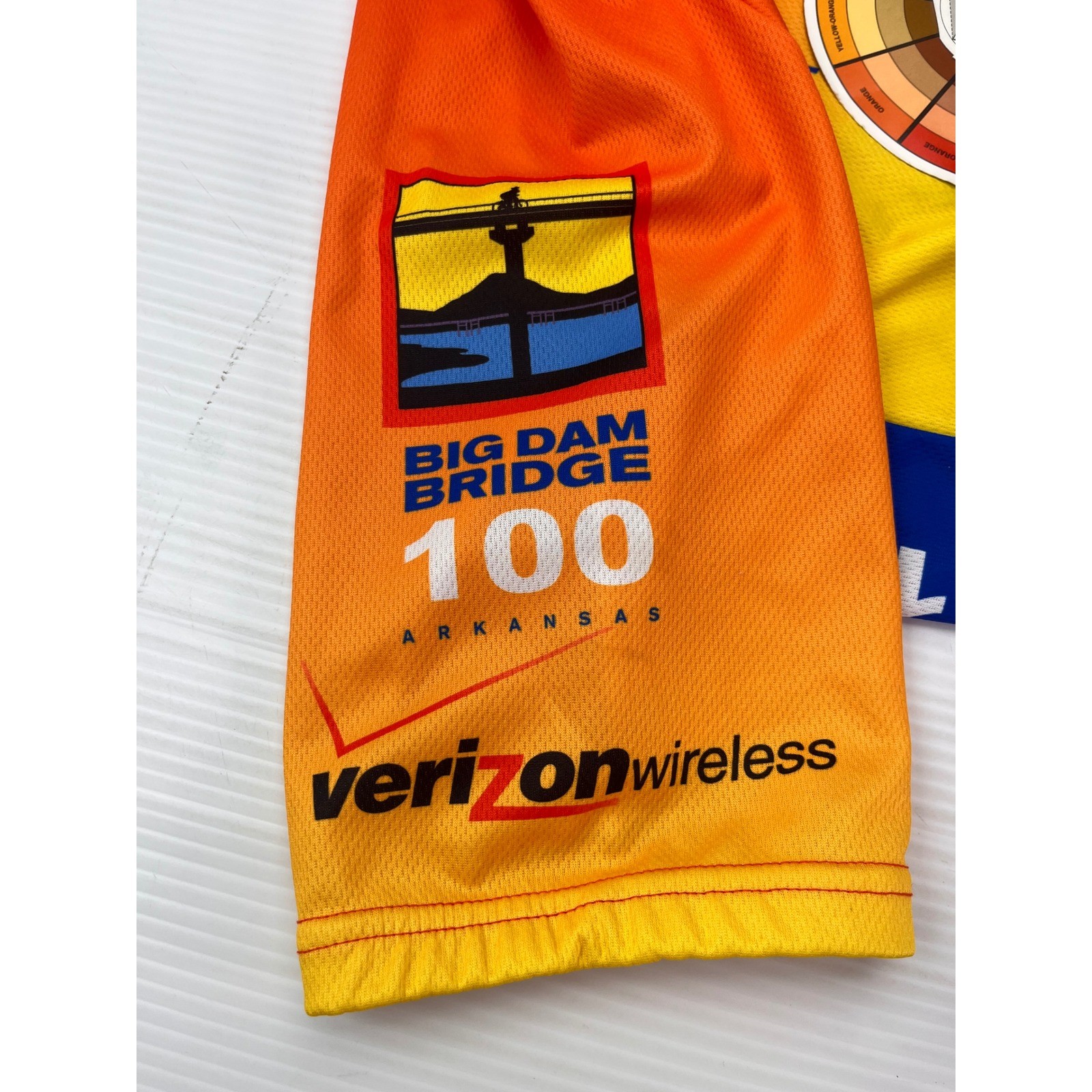 Big Dam Bridge 100 Cycling Jersey Mens XL Multicolor Excellent 2009 Arkansas
