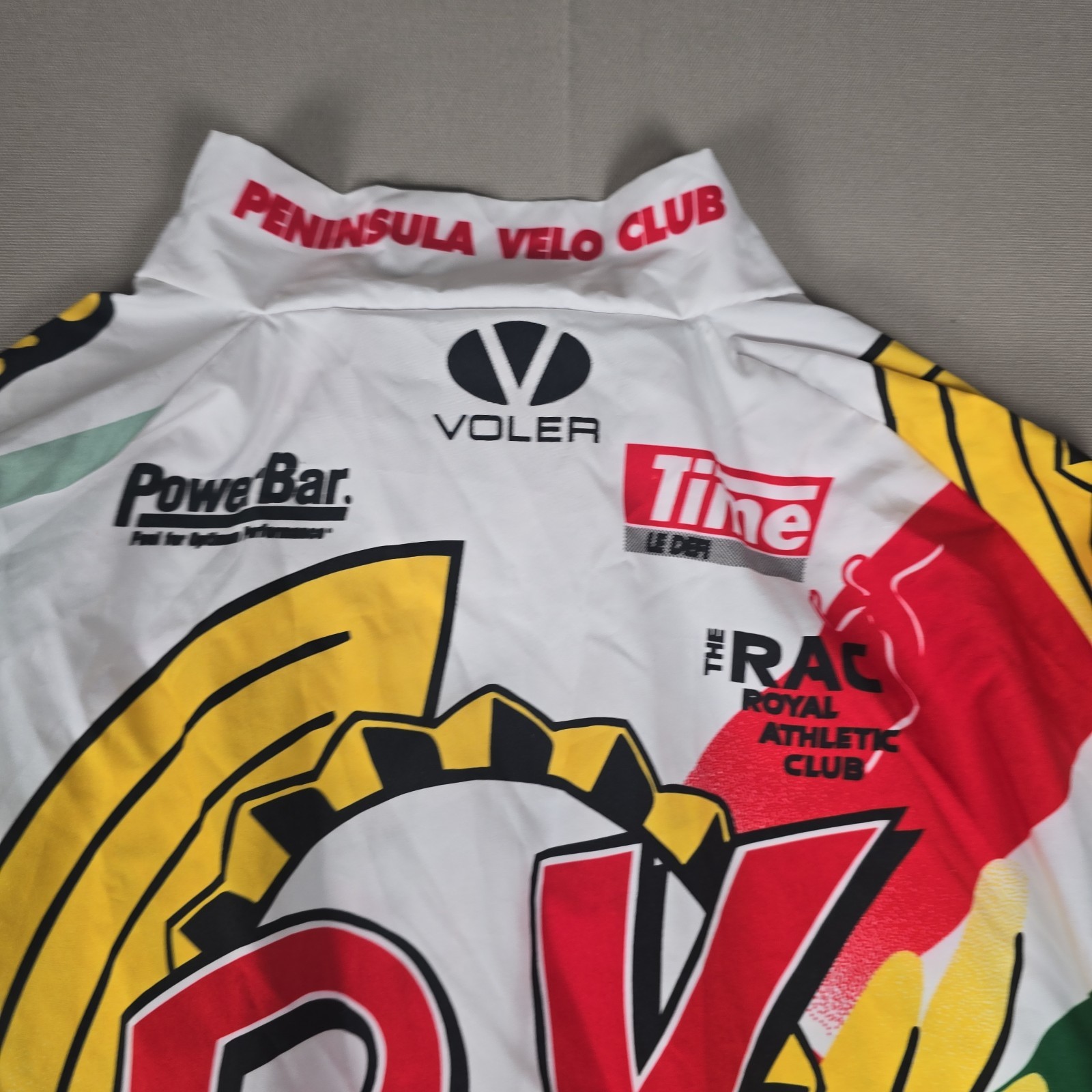 Vintage Voler Peninsula Velo Club Cycling Jersey Mens Large L USA Made 90s Y2K