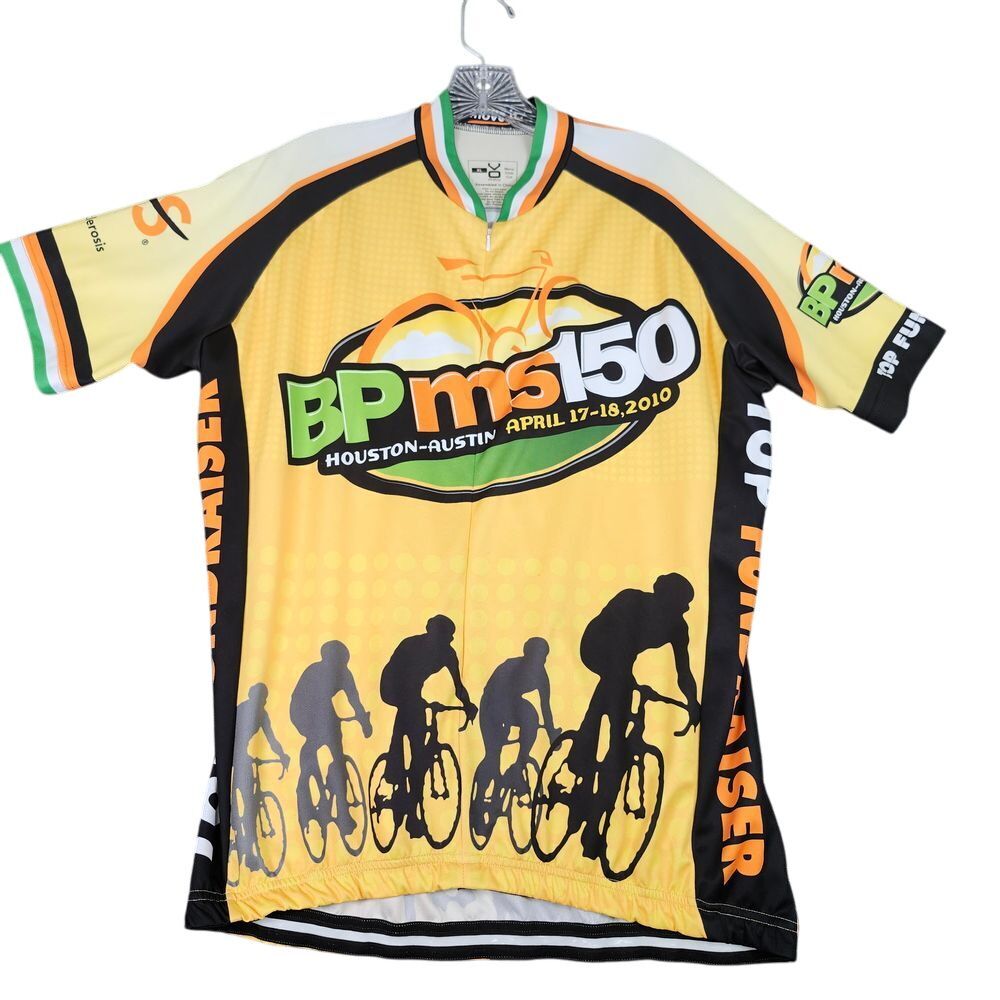 BP MS 150 Houston-Austin 2010 Cycling Jersey Top Fundraiser Bike Race XL