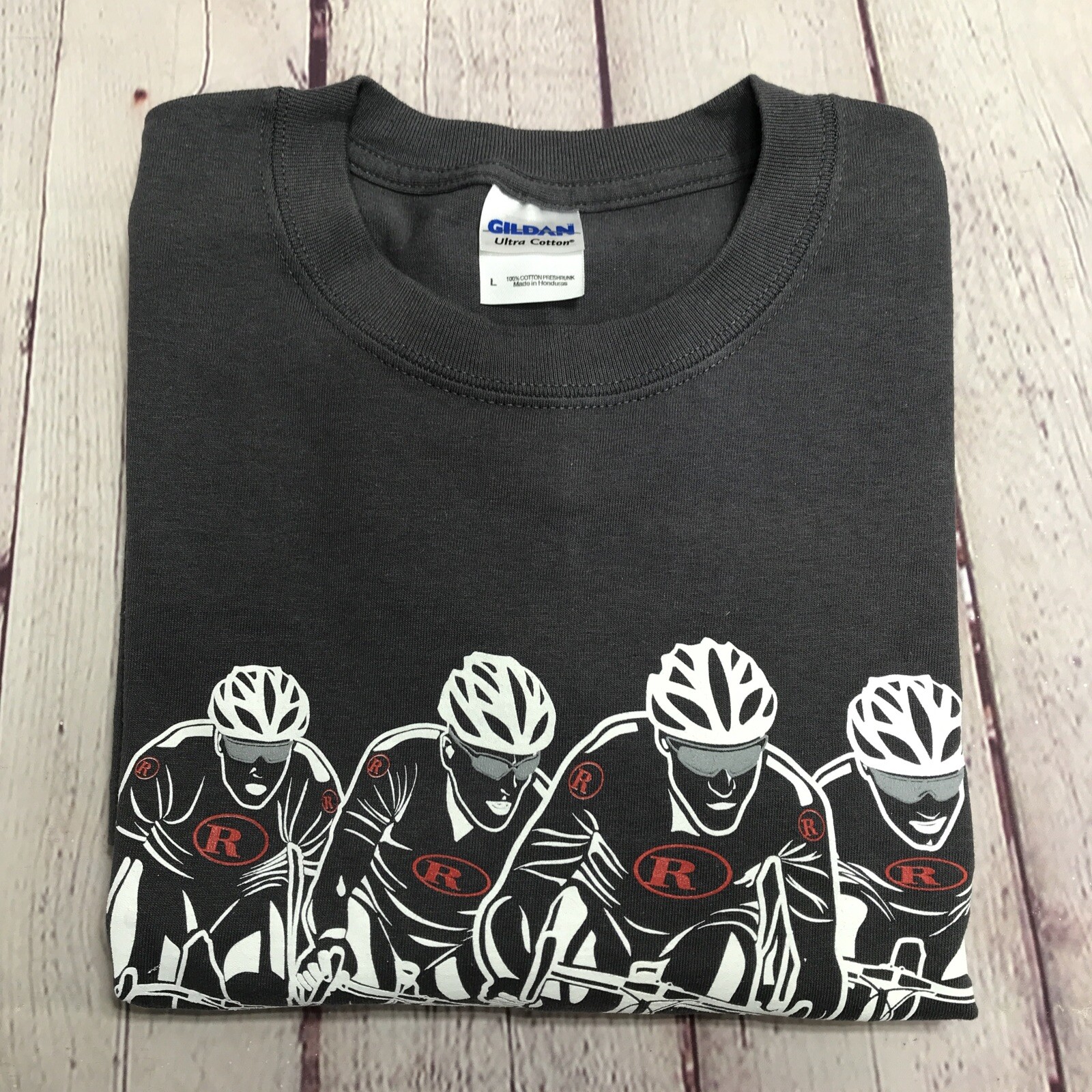 The Shack Rolls With Lance, Levi And Team RadioShack Large T Shirt Men’s Cycling