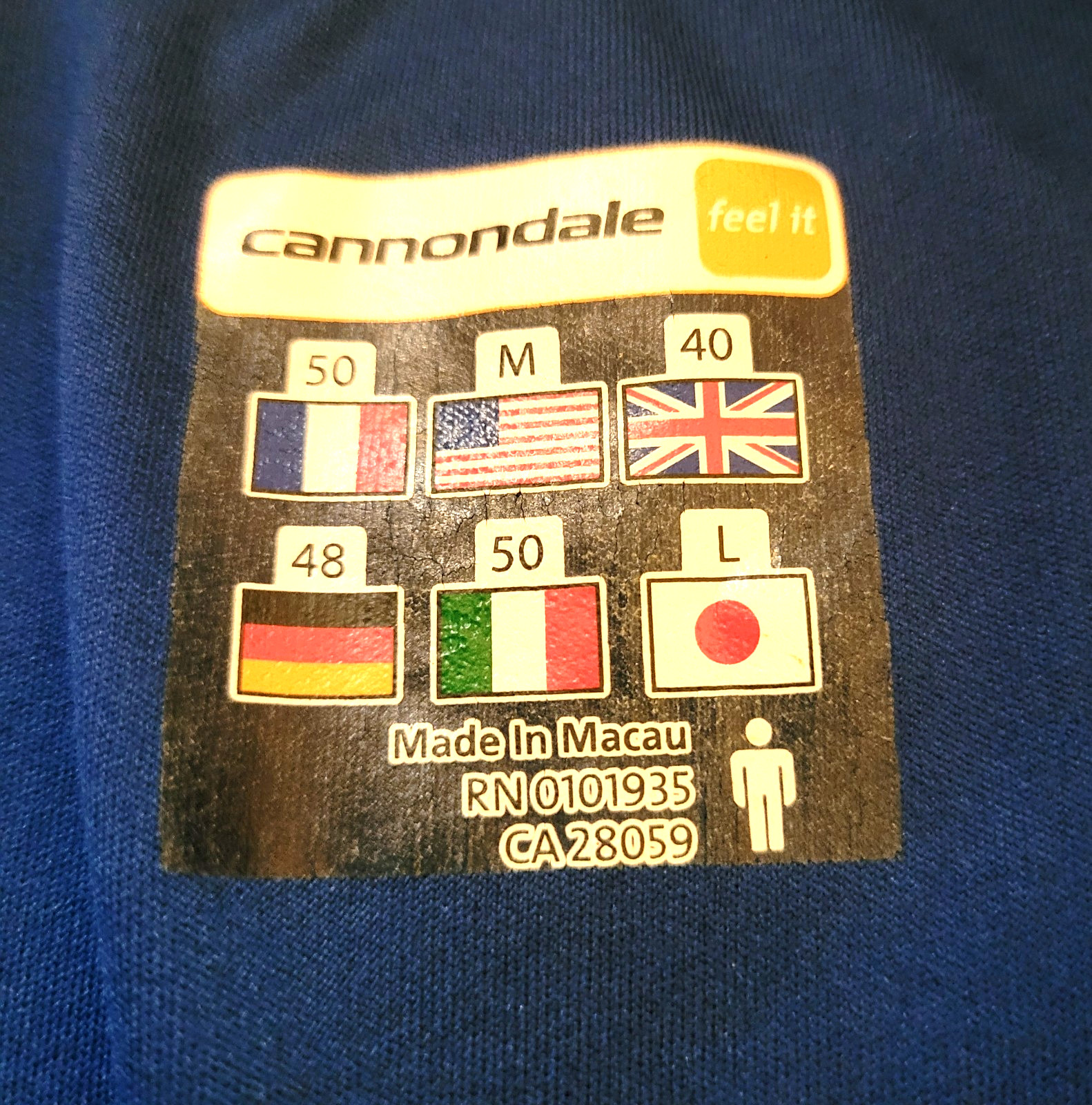 Cannondale Cycling Jersey Medium Sleeveless 3/4 Zip Rear Pockets Free Shipping
