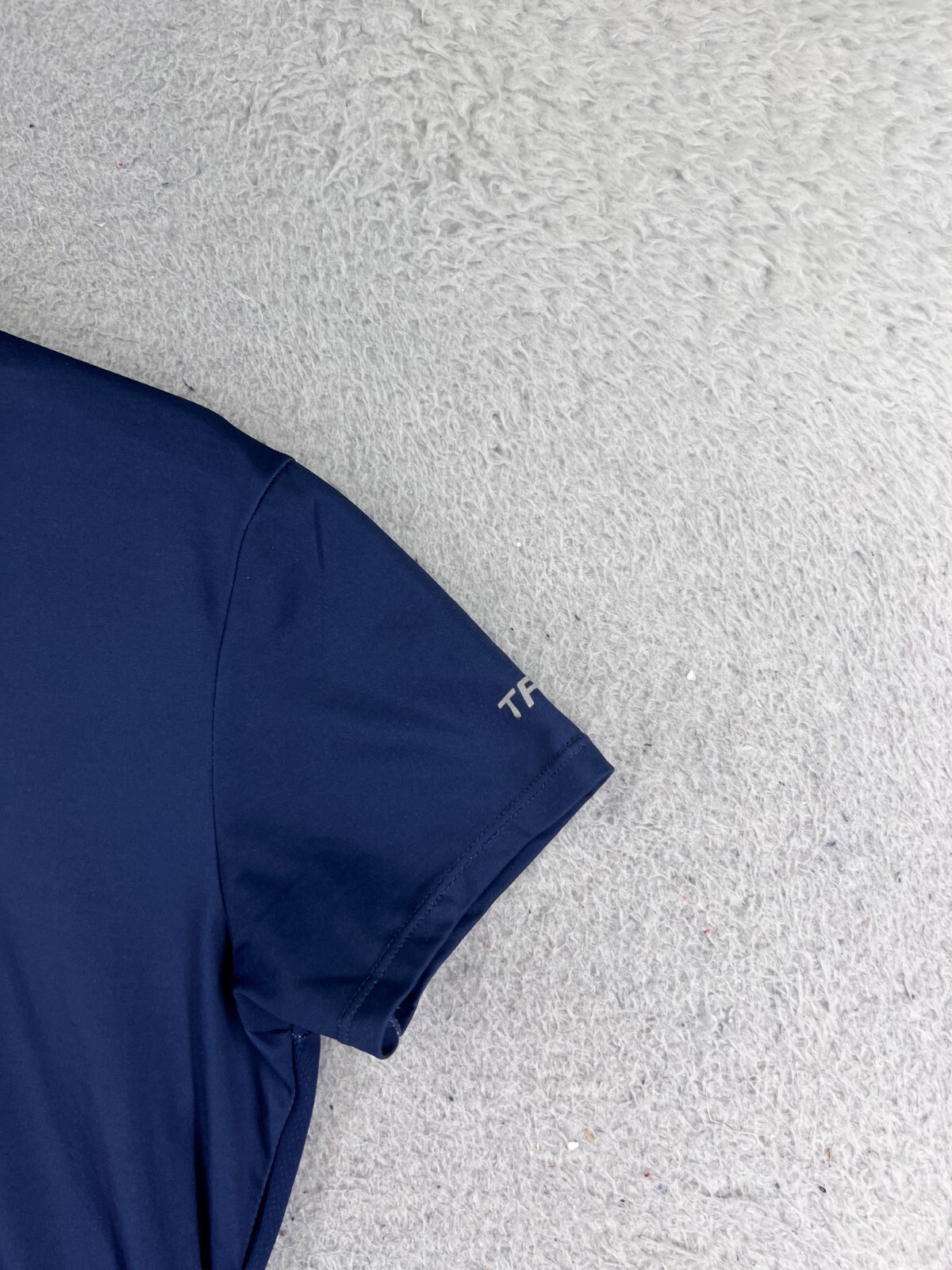 Trayl Cycling Jersey Womens Medium Blue 1/4 Zip Pullover Pockets Polyester
