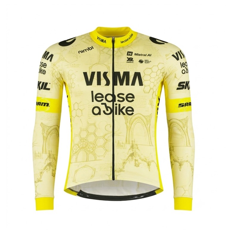 Men’s 2026 Team VISMA Cycling Jersey Cycling Long Sleeve Jerseys Bicycle Jersey