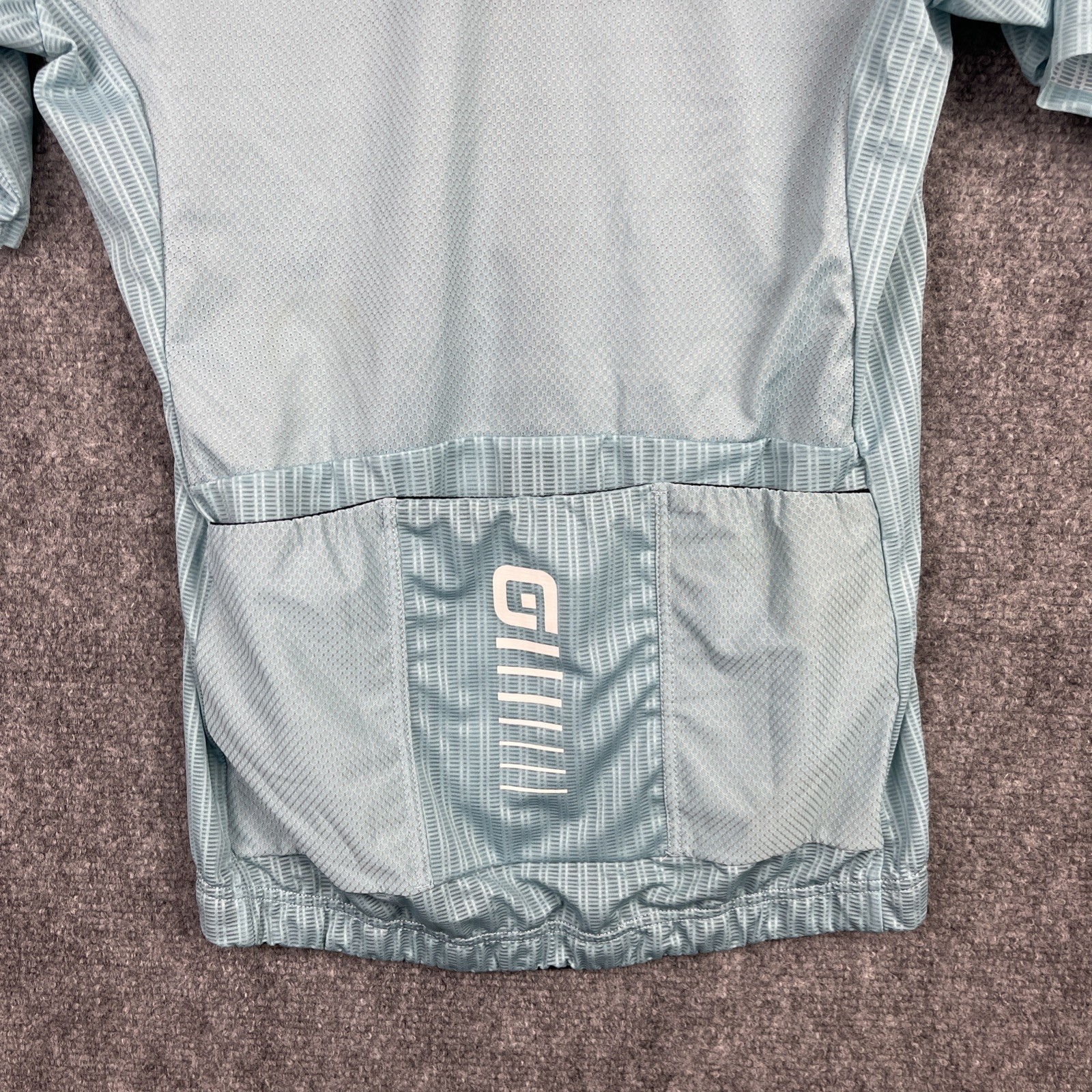 Ale Cycling Shirt Womens Small Blue Short Sleeve R-EV1 Silver Cooling Jersey