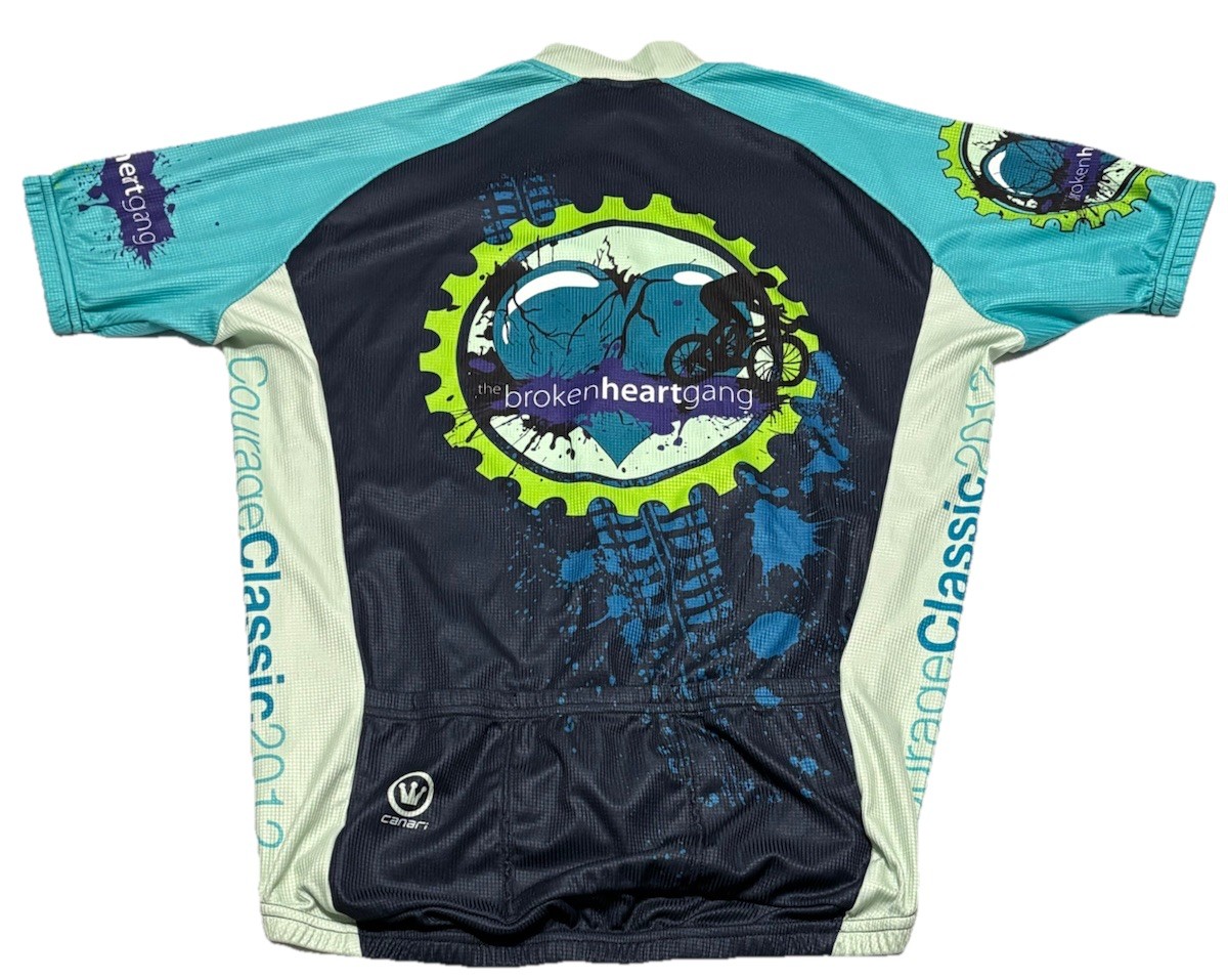 Canari Men’s Courage Classic 2012 Short Sleeve Cycling Shirt Jersey Size Medium