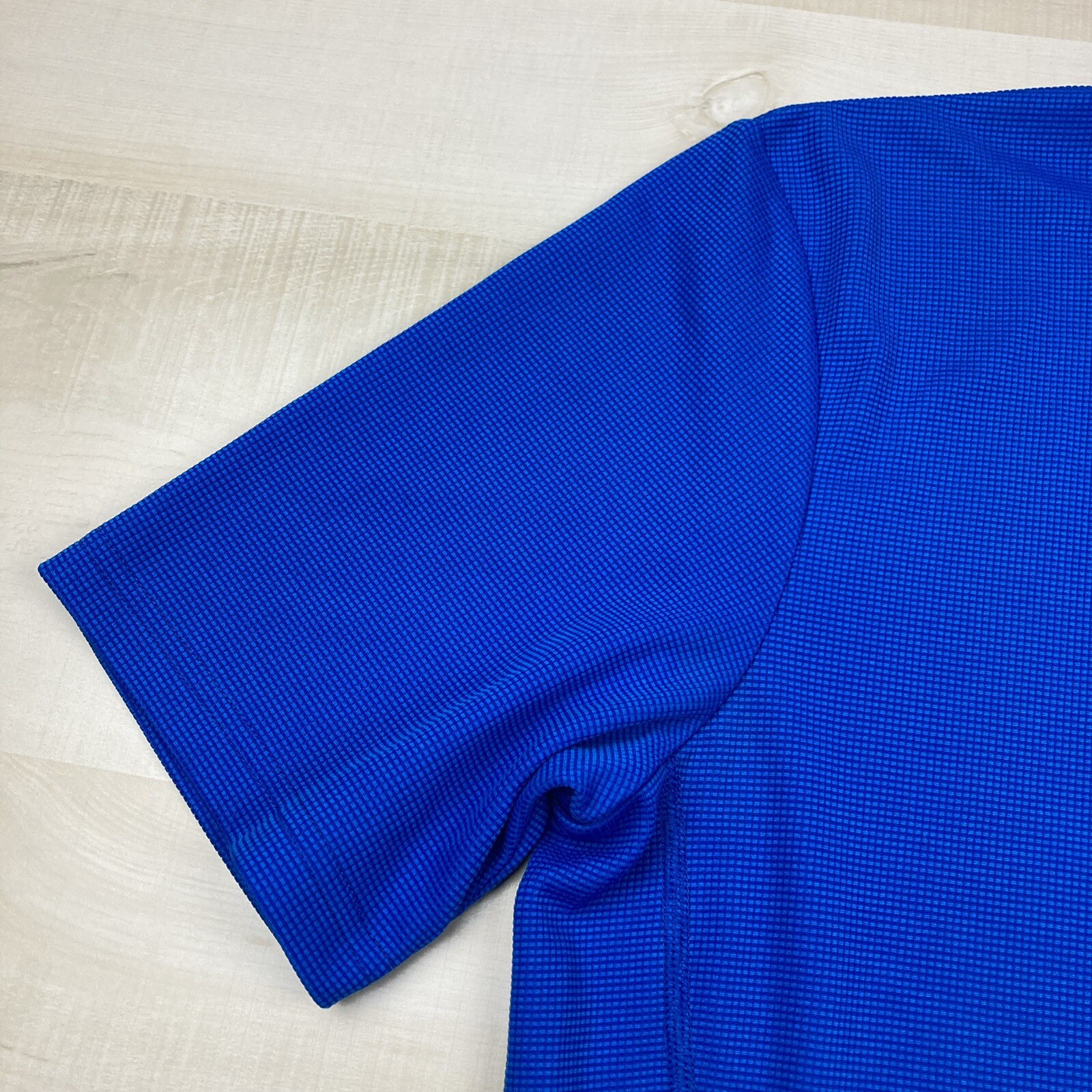 BTwin Shirt Mens Medium Blue Cycling Jersey Decathlon Equarea Zip Short Sleeve