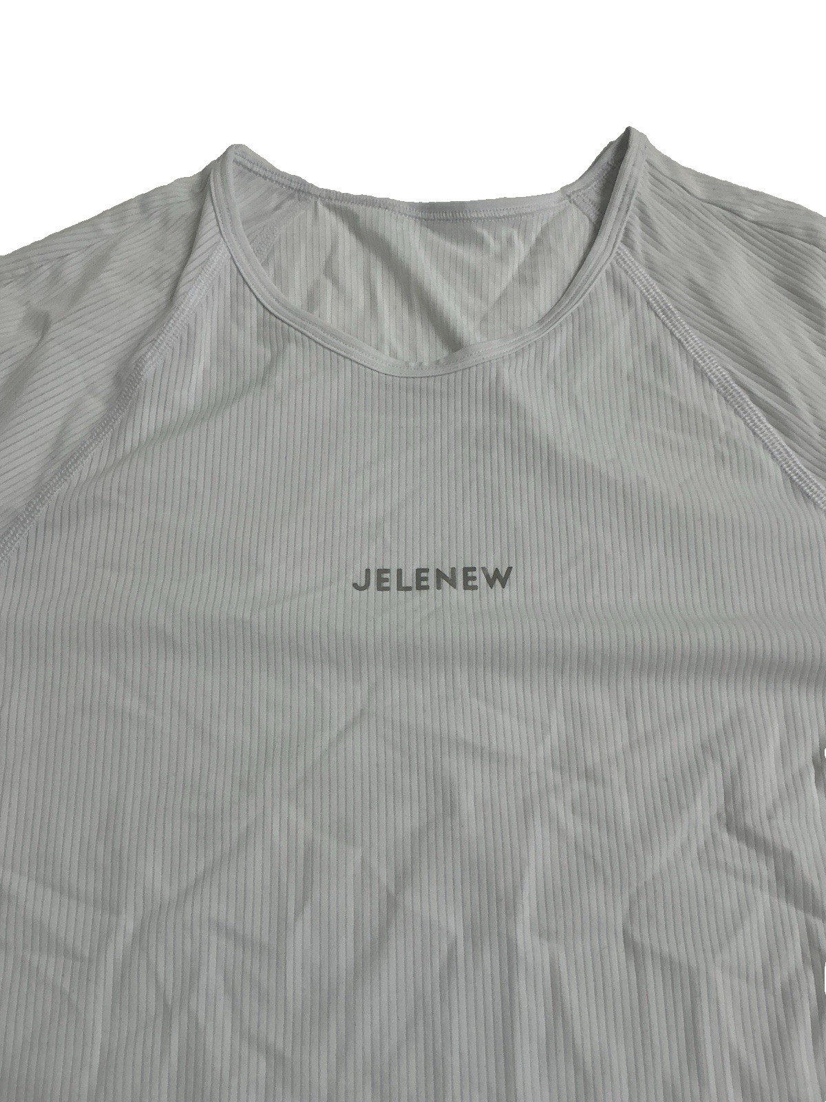 Jelenew Consonance Short Sleeve Base Layer Shirt White Womens XL Performance