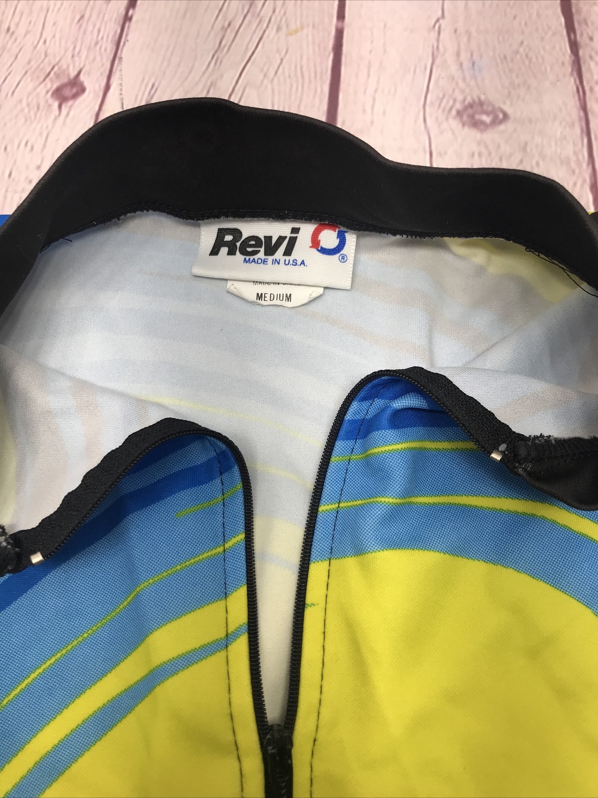 Revi Technical Wear 3/4 Zip Shirt Sleeve Cycling Jersey Medium Unisex