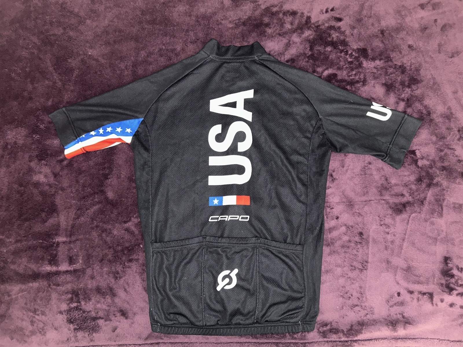 Capo Replica Team USA Cycling Jersey-M(fit S)Italy Made-MSRP$195-Rare-Read