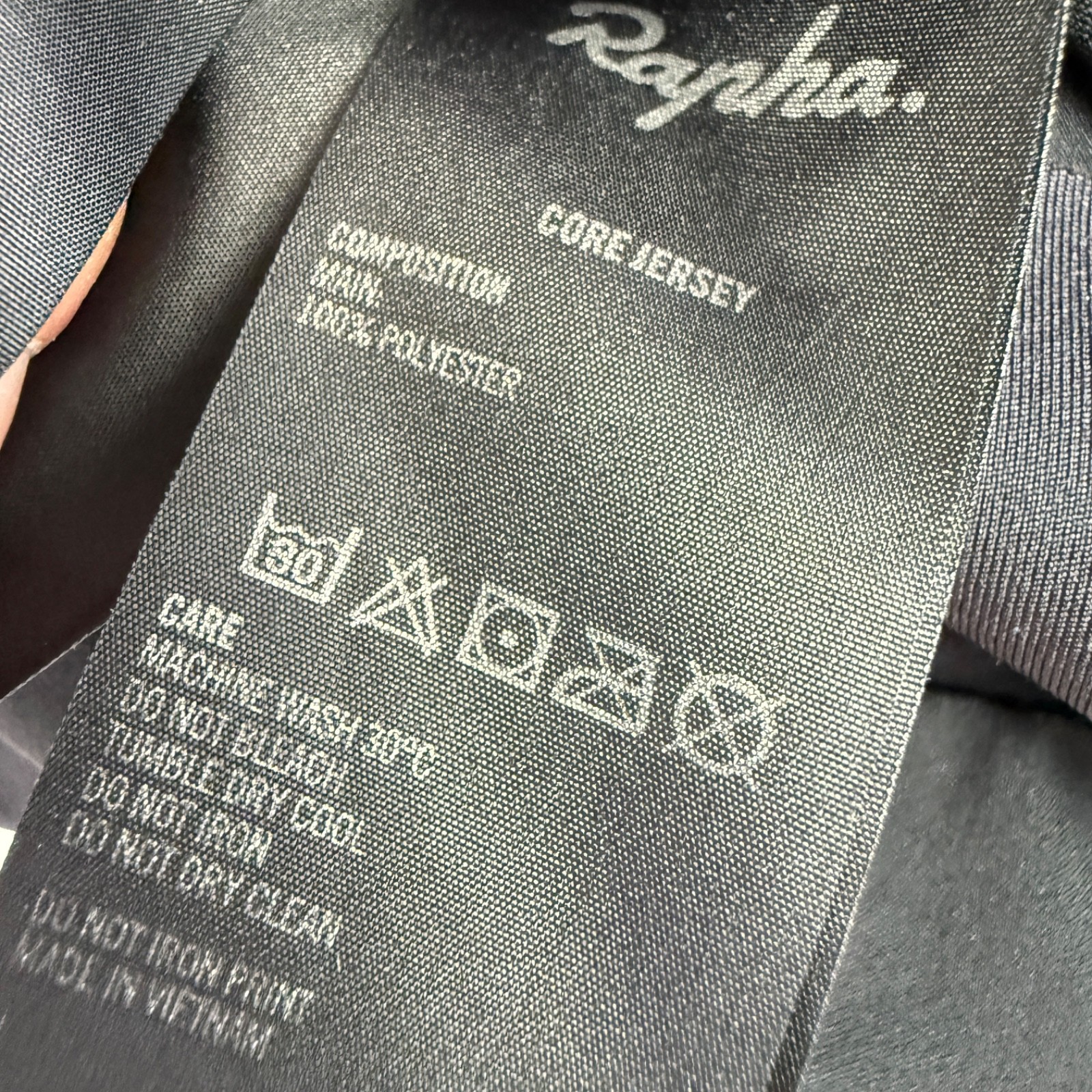 Rapha Core Jersey Men Medium Black Short Sleeve Full Zip Cycling Top