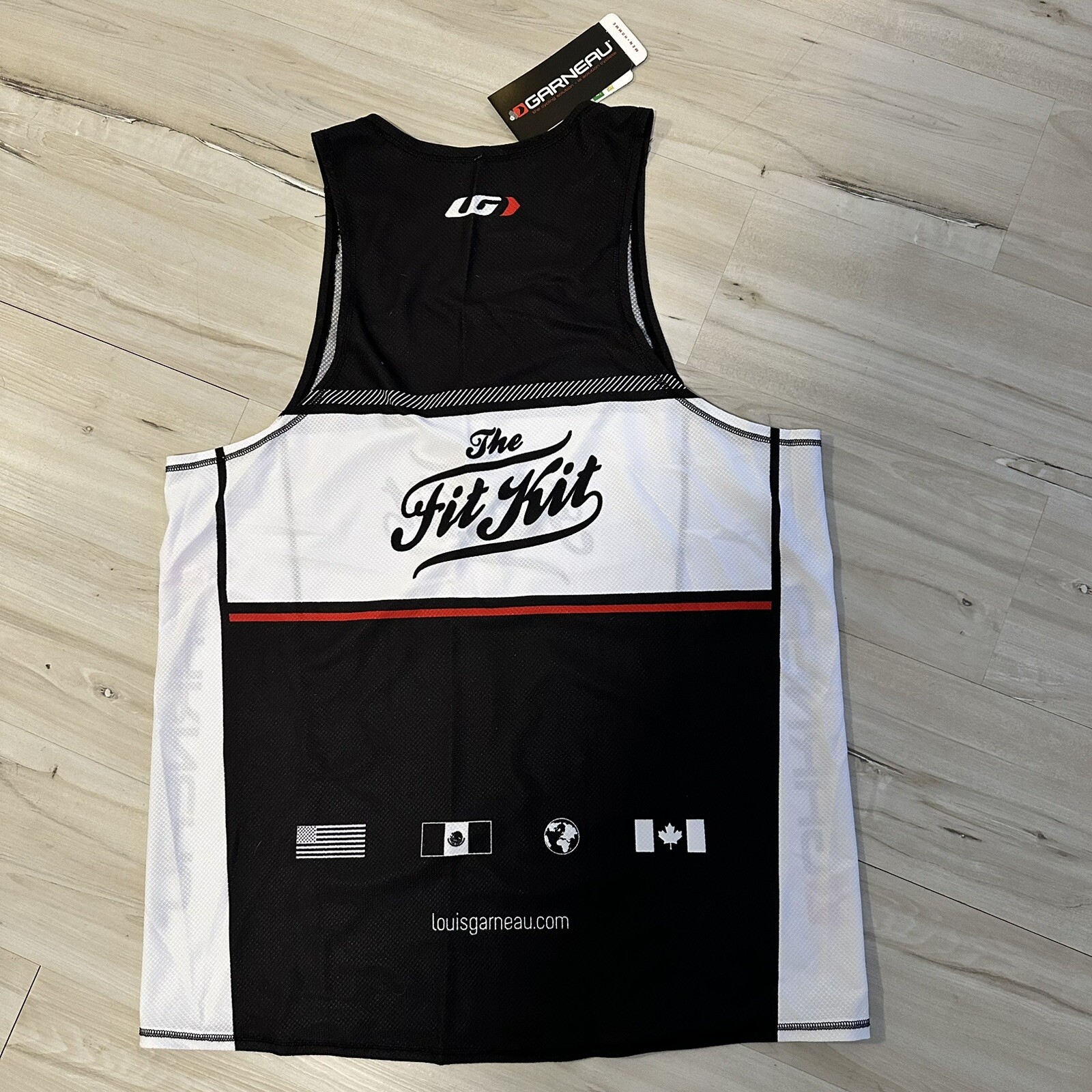 NWT! Louis Garneau Mens Sz XL BSinglet Tank Top Cycling Jersey Extra Large