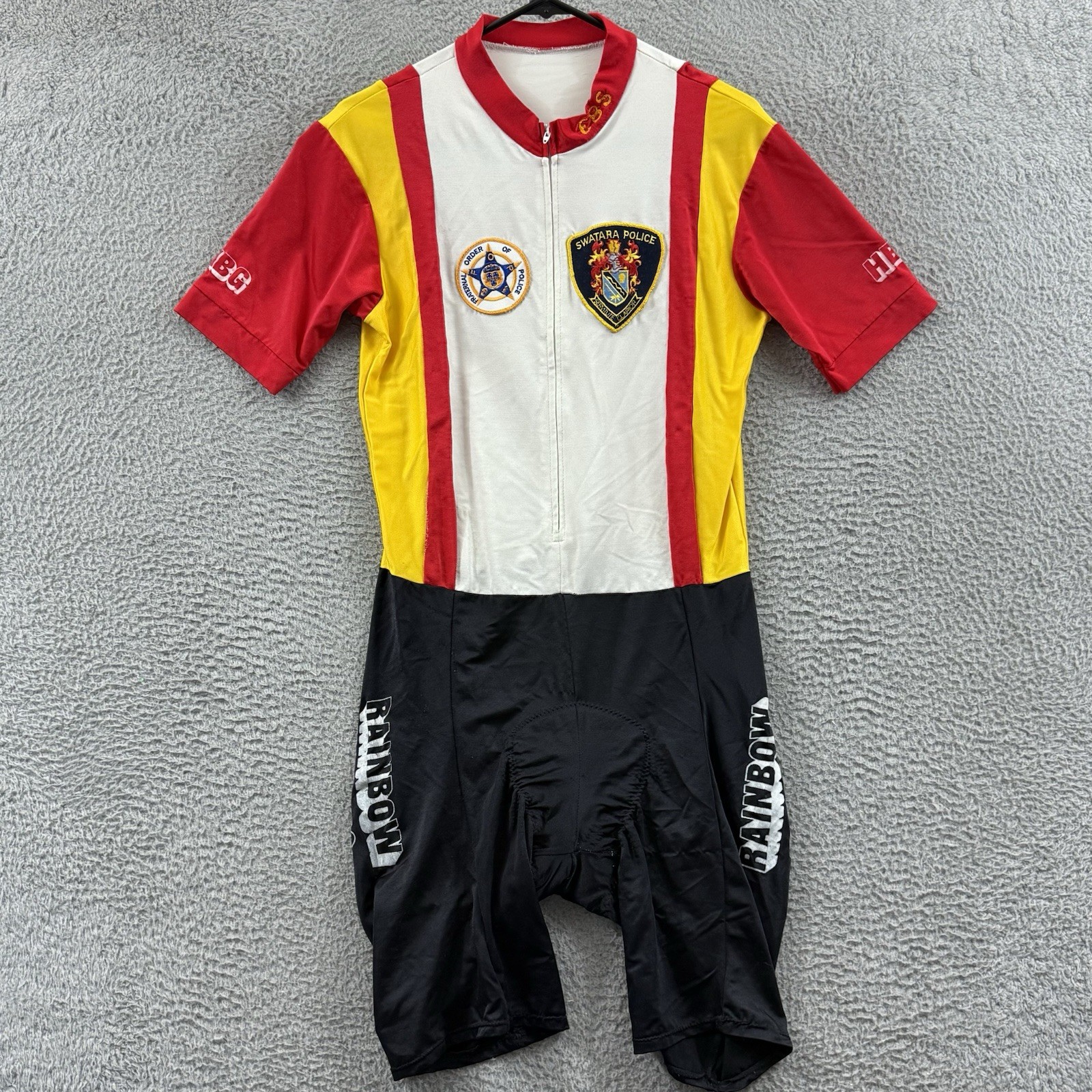 Vintage Harrisburg Team Jersey Men Large Roadsuit 80s Pennsylvania Sport Outdoor
