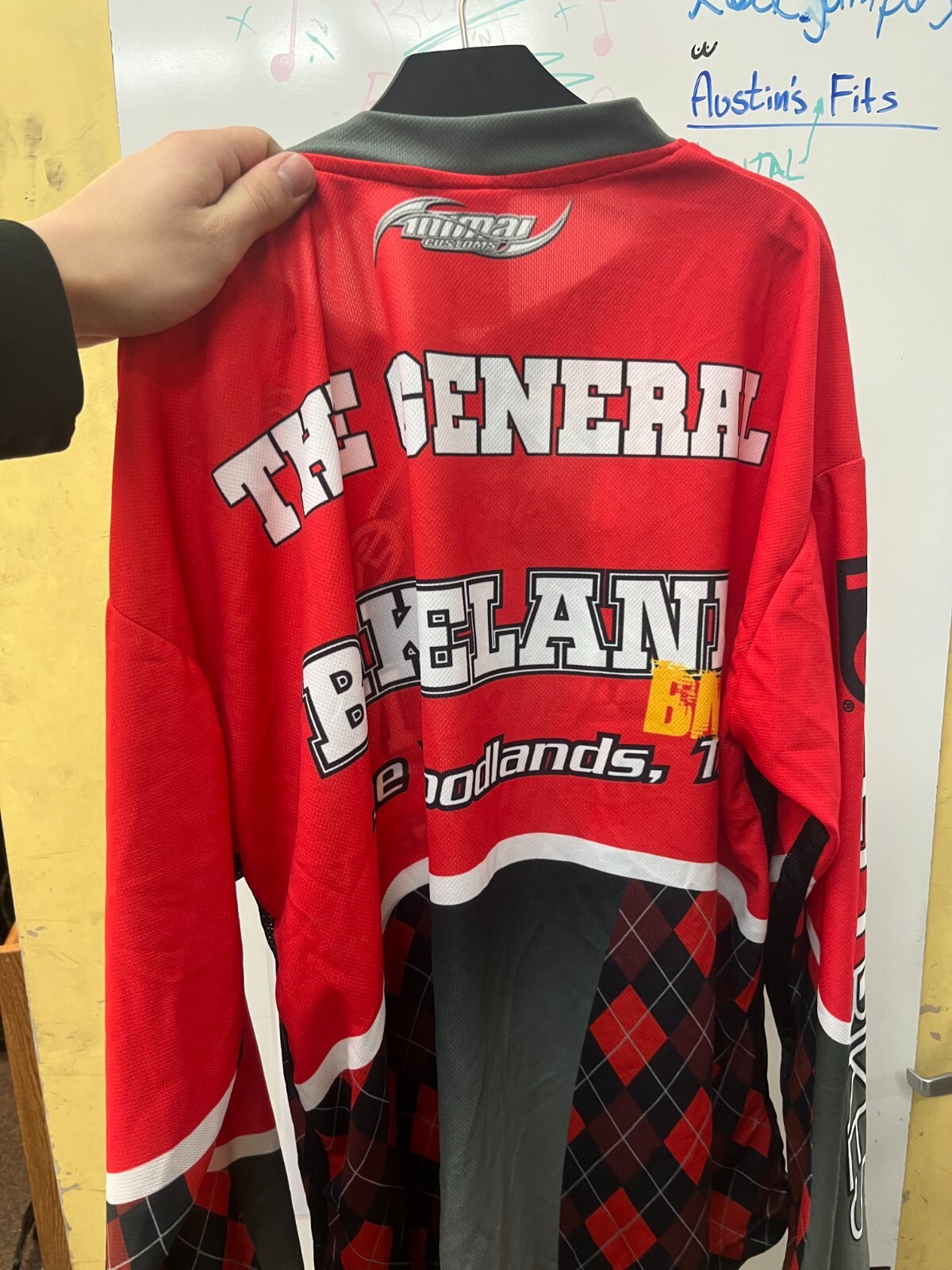 BikeLand Jersey Red/Blk Size L