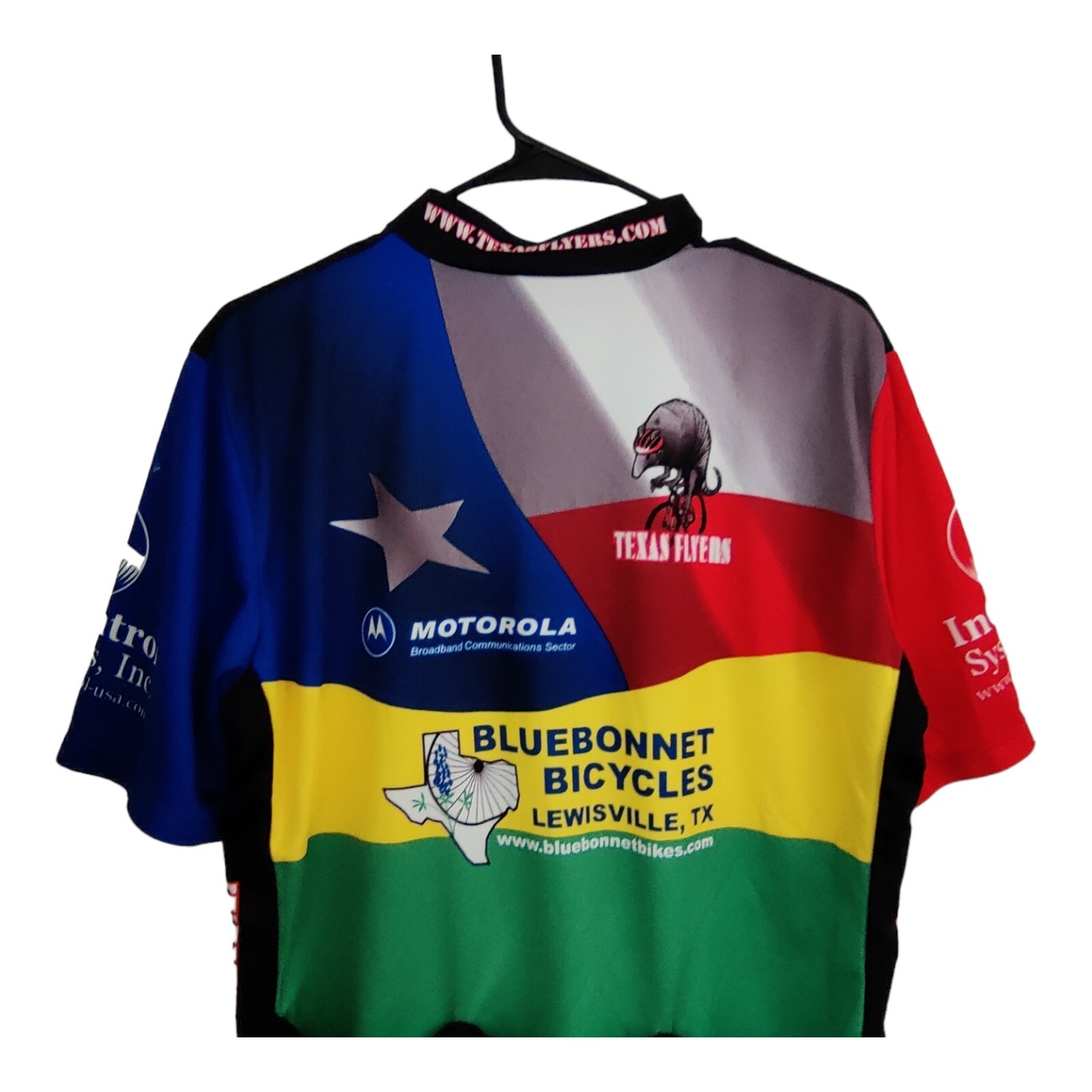 Texas Flyers SUGOI Cyclist Short Sleeve Jersey Sz 2XL