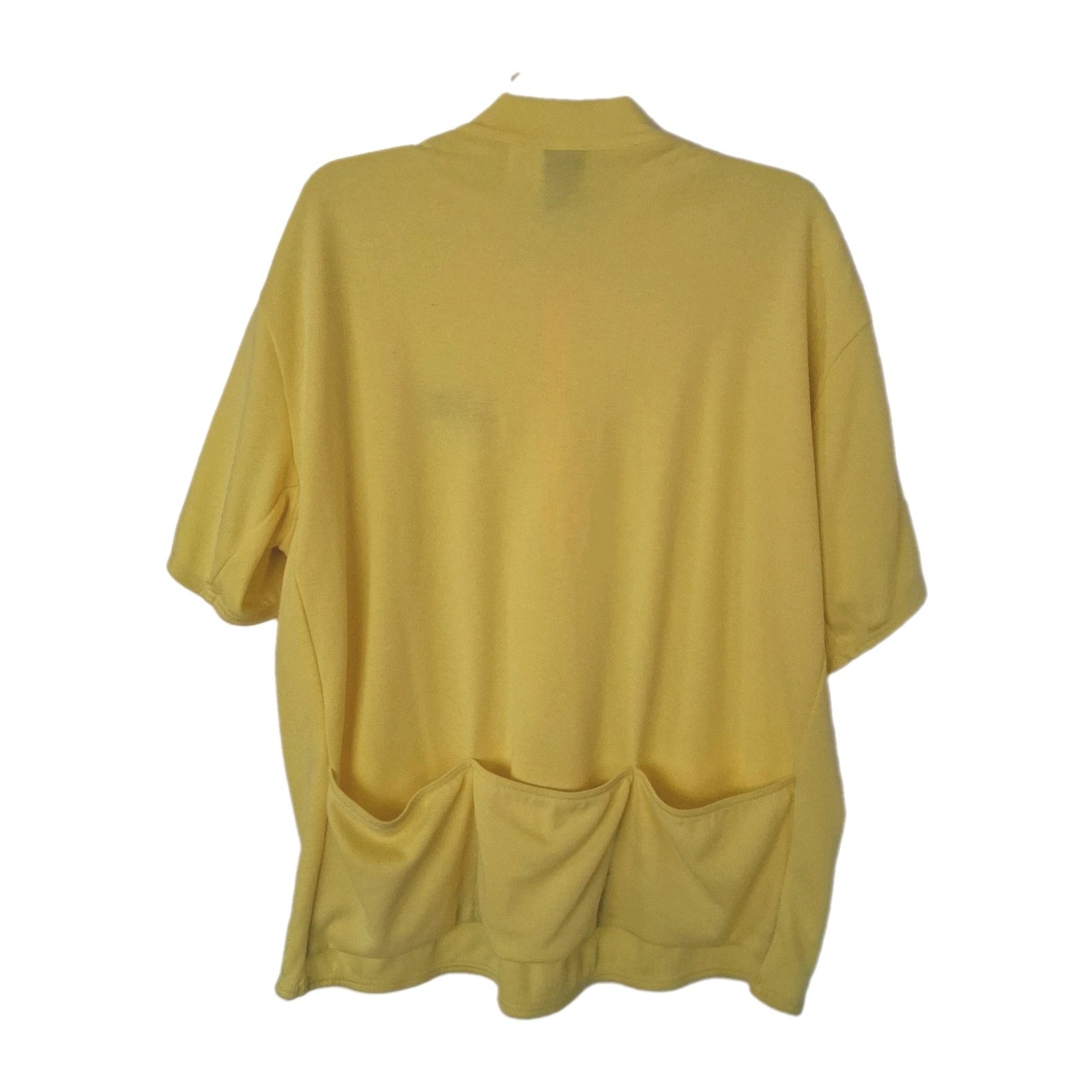 Vintage Nike ACG Cycling Jersey Men’s XL Yellow Biking Shirt Poly Cotton READ