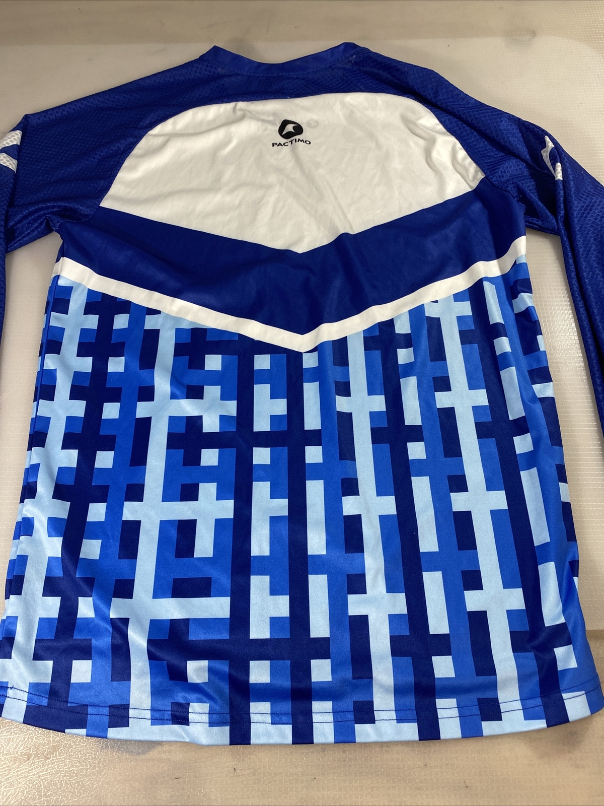 Pactimo mens long sleeve casual cycling tech t shirt Medium M (8224-1)