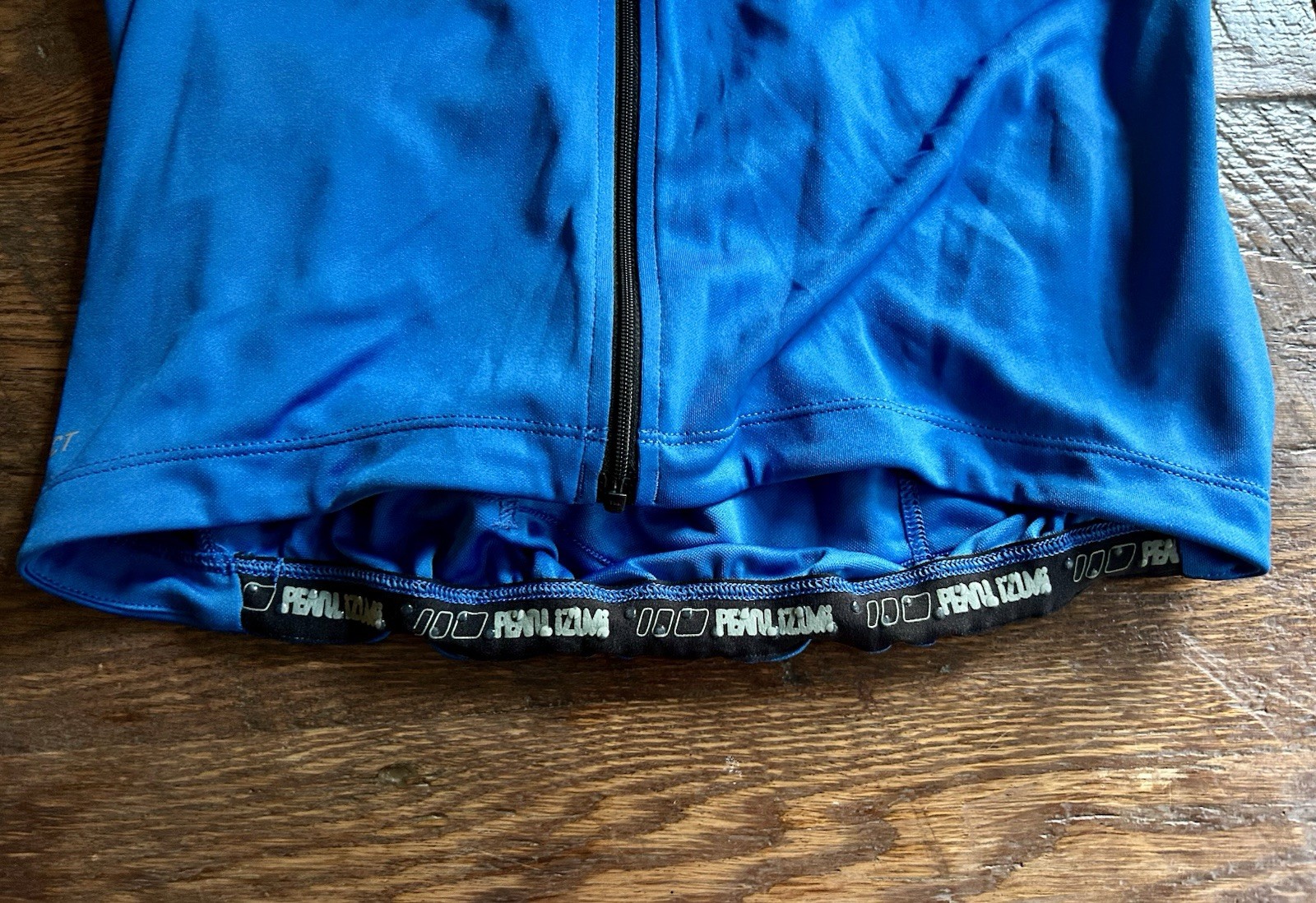 Pearl Izumi Select Series Mens S Cycling Jersey Shirt Blue Full Zip Back Pocket