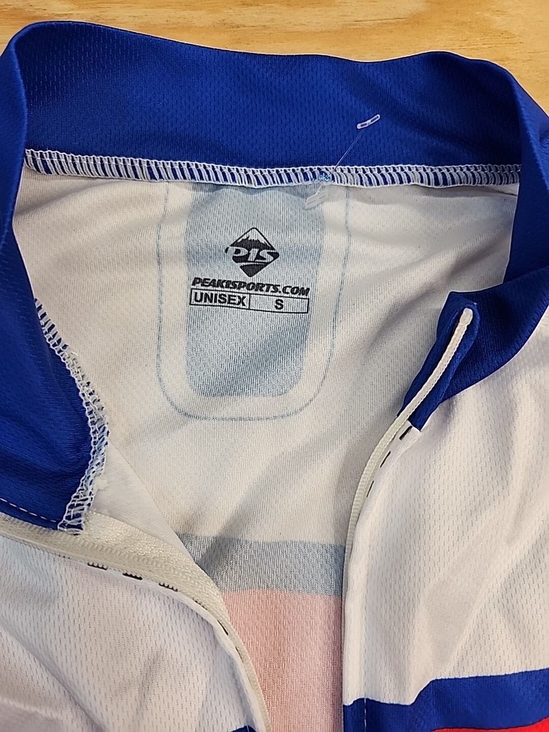 Johnson & Johnson Unisex Small Full Zip Cycling Bike Jersey Peak 1 Sports