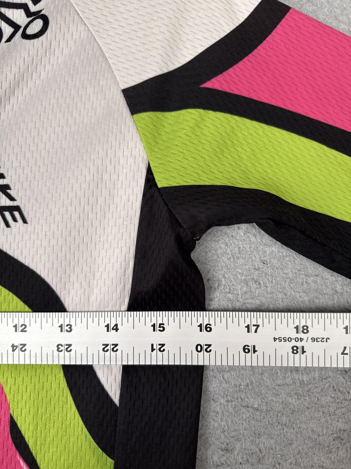 Zero Bike Cycling Jersey Womems Small Multicolor Full Zip Short Sleeve Pockets