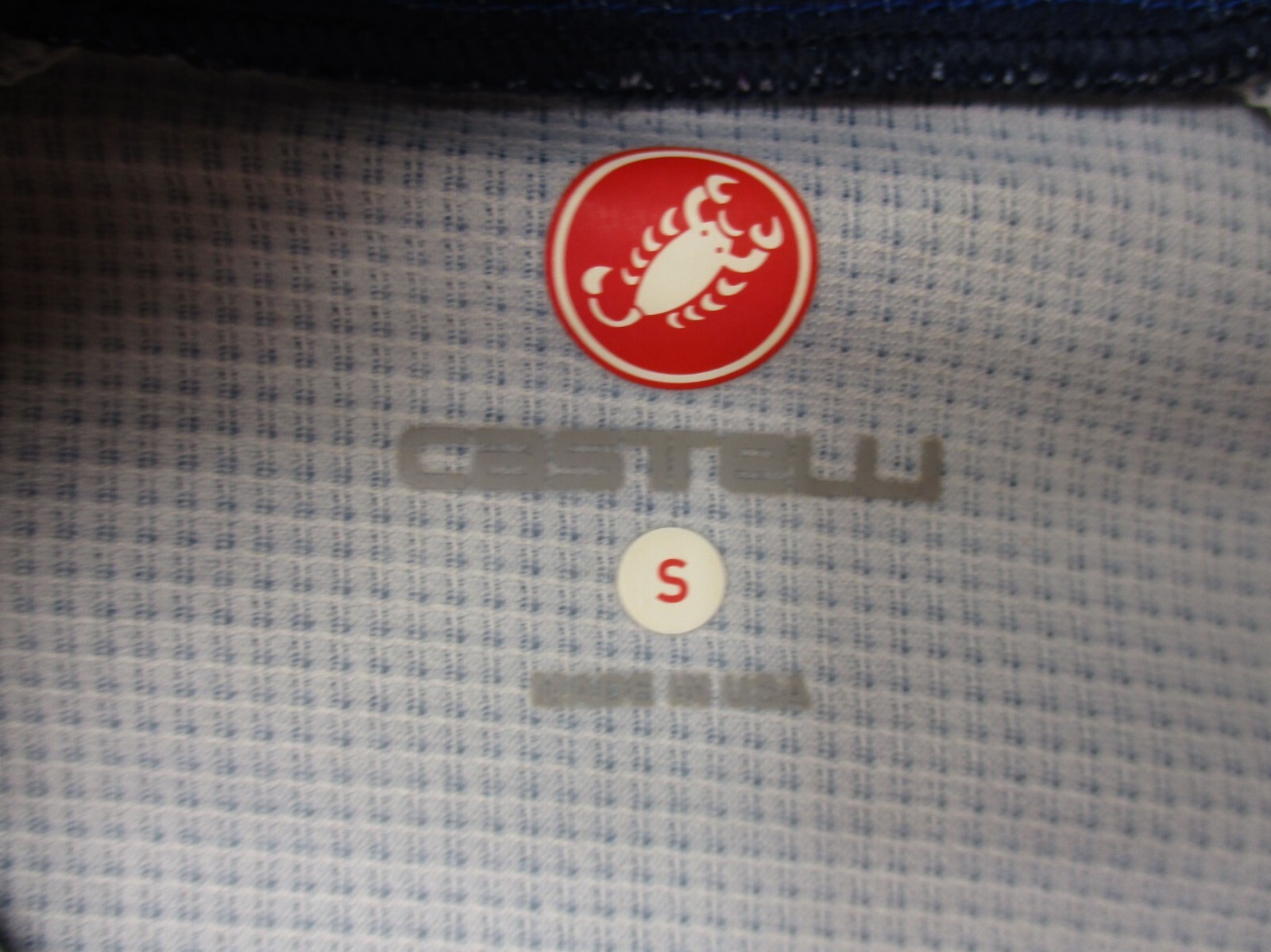 CASTELLI Size S Womens Full Zip Elastic Waist Short Sleeve Cycling Jersey 521
