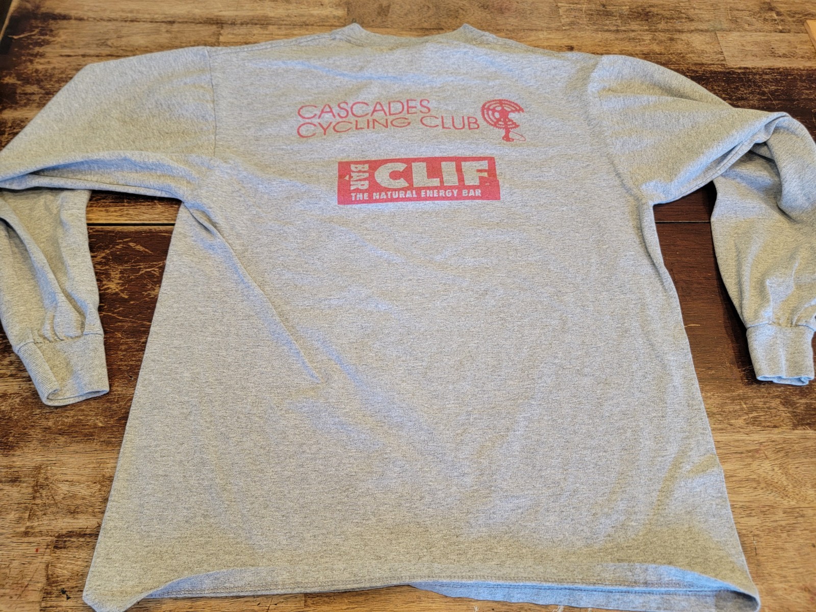 Vtg Brooks B72 Long Sleeve Cycle Jersey Sz M Clif Bar Cascades Club Cycling Club