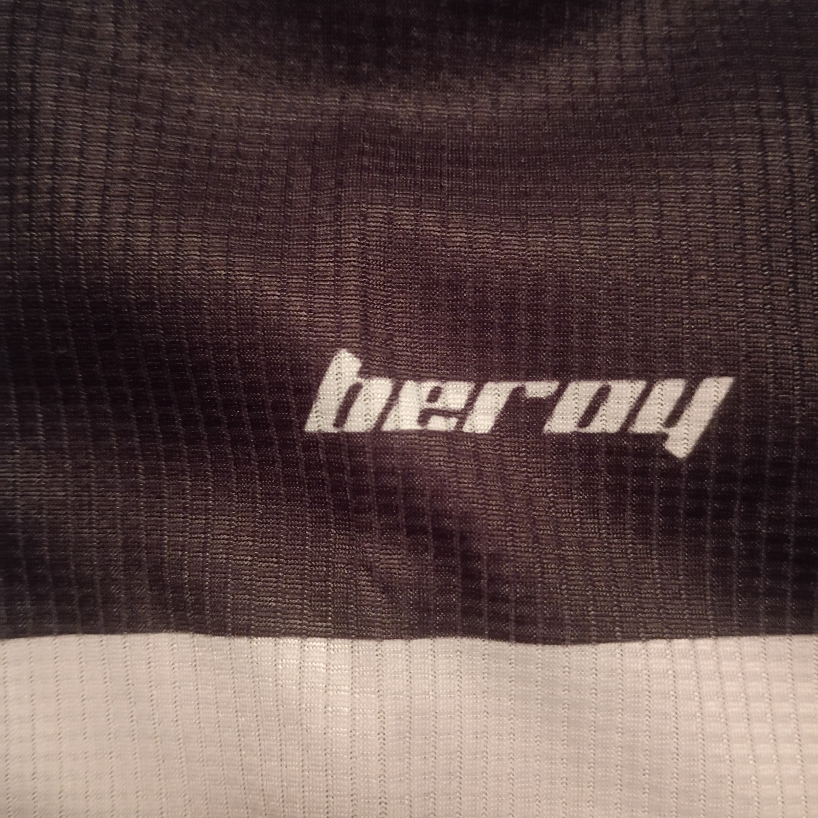 Beroy Cycling Jersey Women L Black White Pink Full Zip Biking Back Pockets