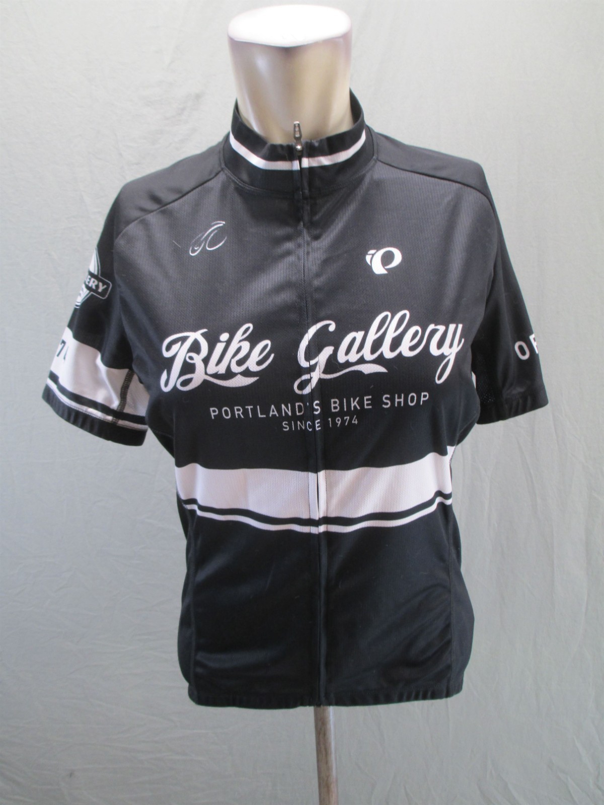Pearl Izumi Size L Womens Black Cycling Compression Sport Full Zip Jacket 975