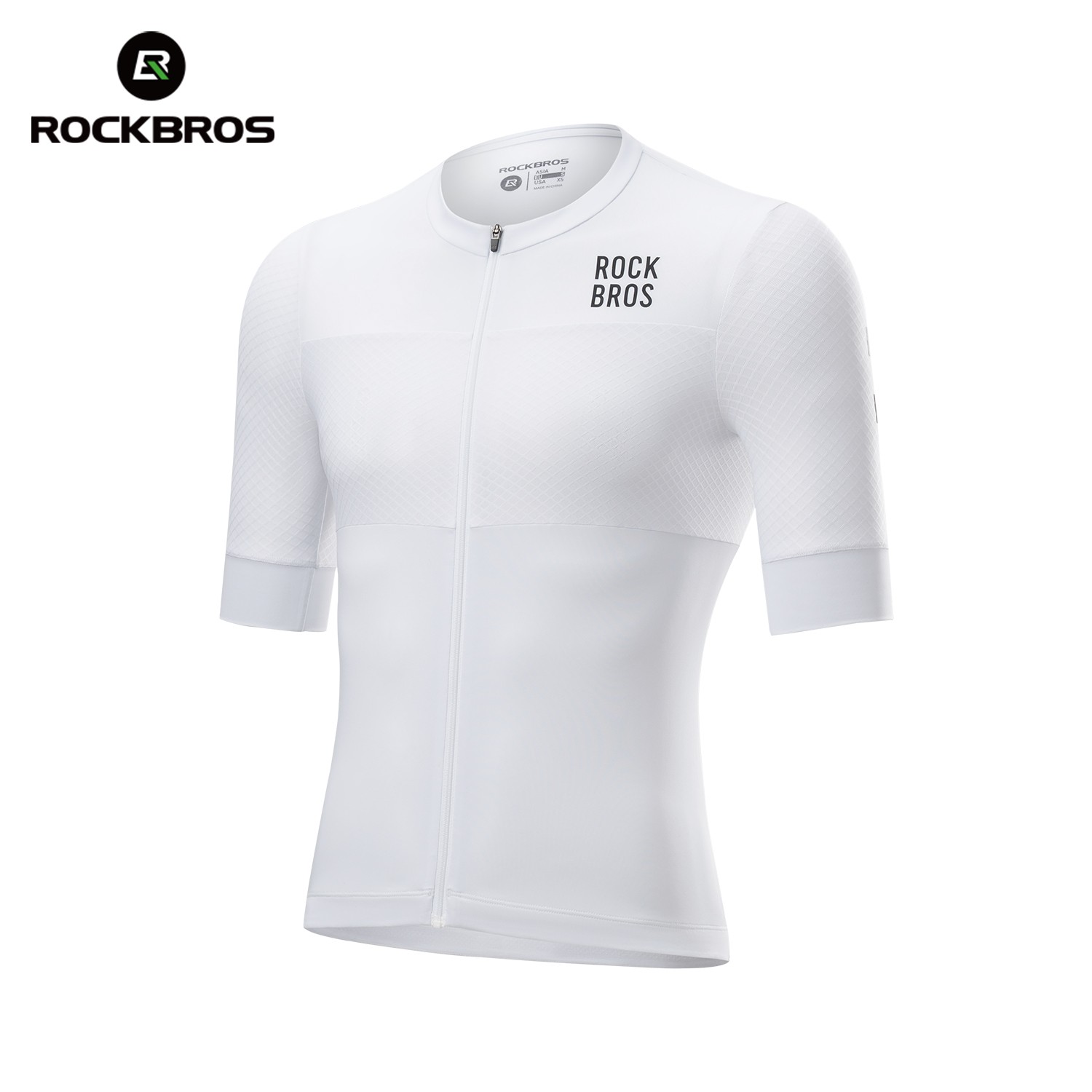ROCKBROS Mens Cycling Bike Jersey Set Short Sleeve with 3Rear Pockets Breathable