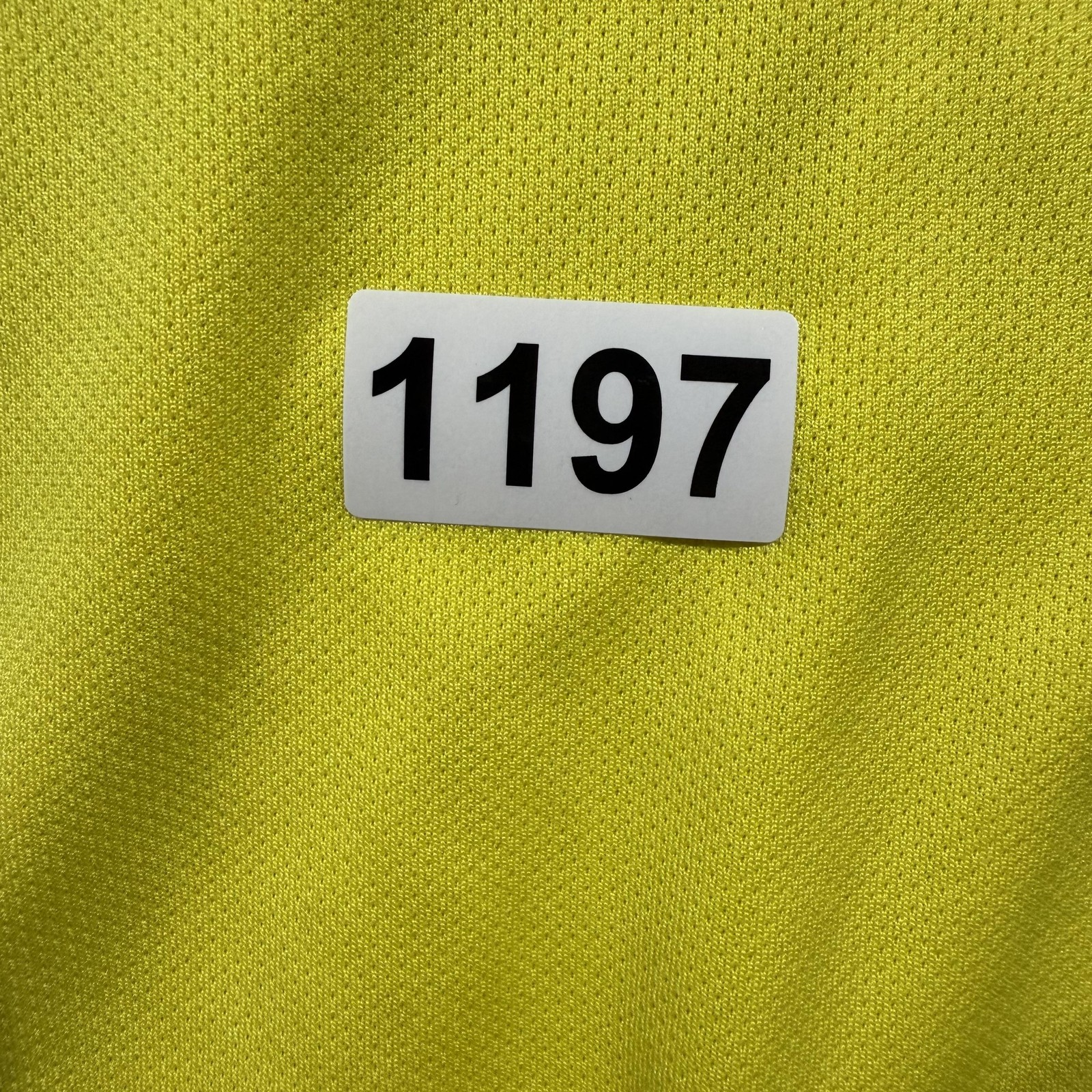 REI Cycling Jersey Shirt Mens XXL Yellow Half Zip Pockets High Visibility