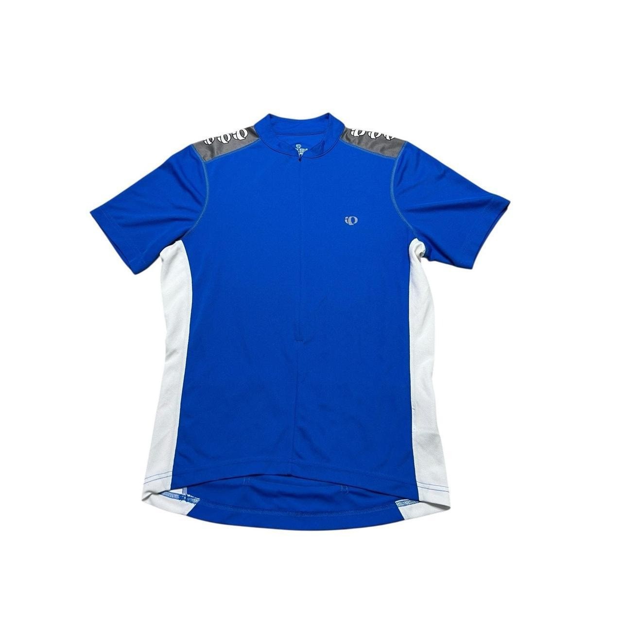 Pearl Izumi Cycling Jersey Men Medium Blue SELECT Series Short Sleeve 0706