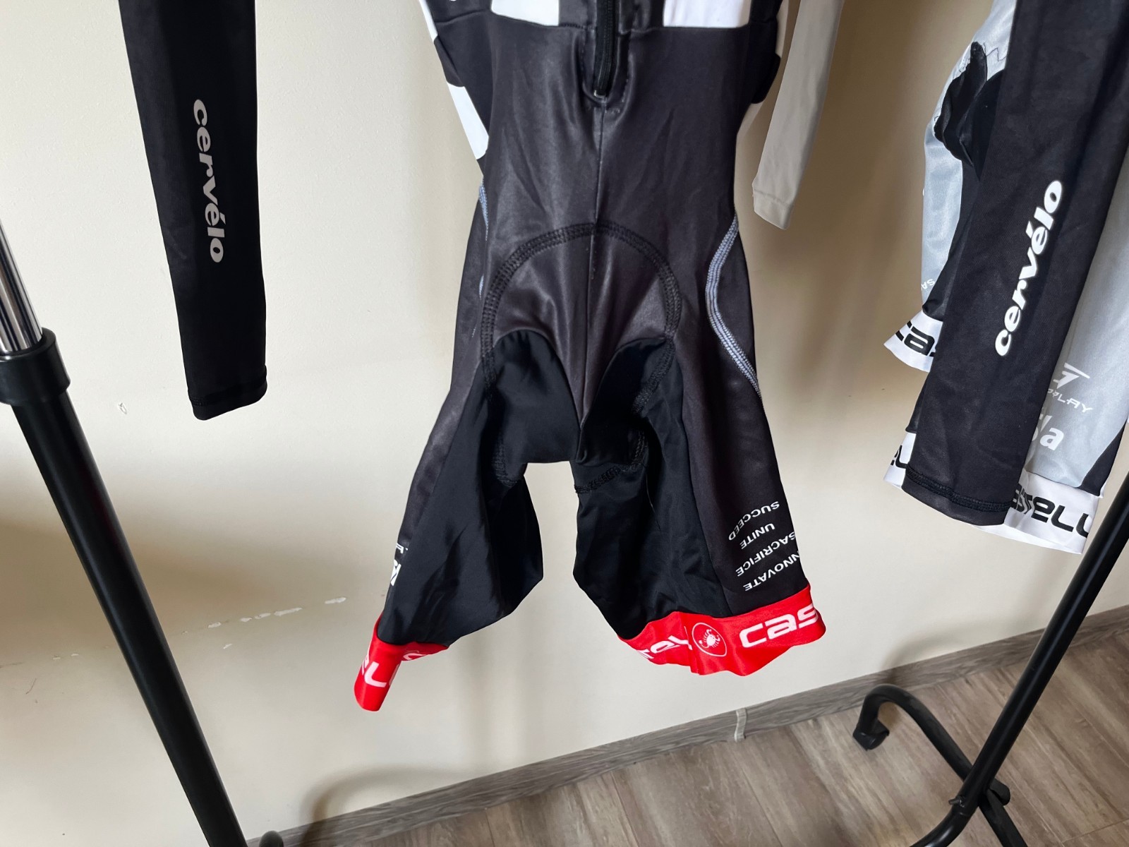 Cervélo TestTeam Cycling Skinsuit Speedsuit Cycle Suit Professional Castelli S