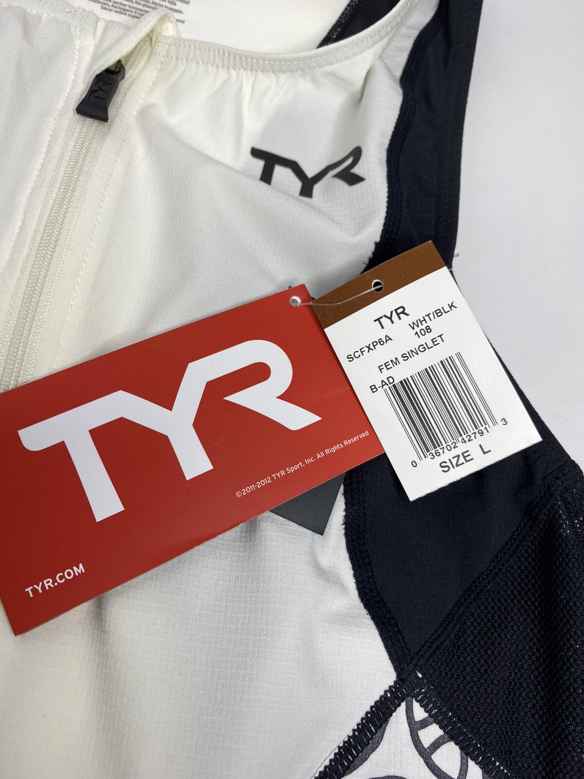 Women’s TYR Competitor Singlet Compression Web Cycling Shirt •Size XS *NWT