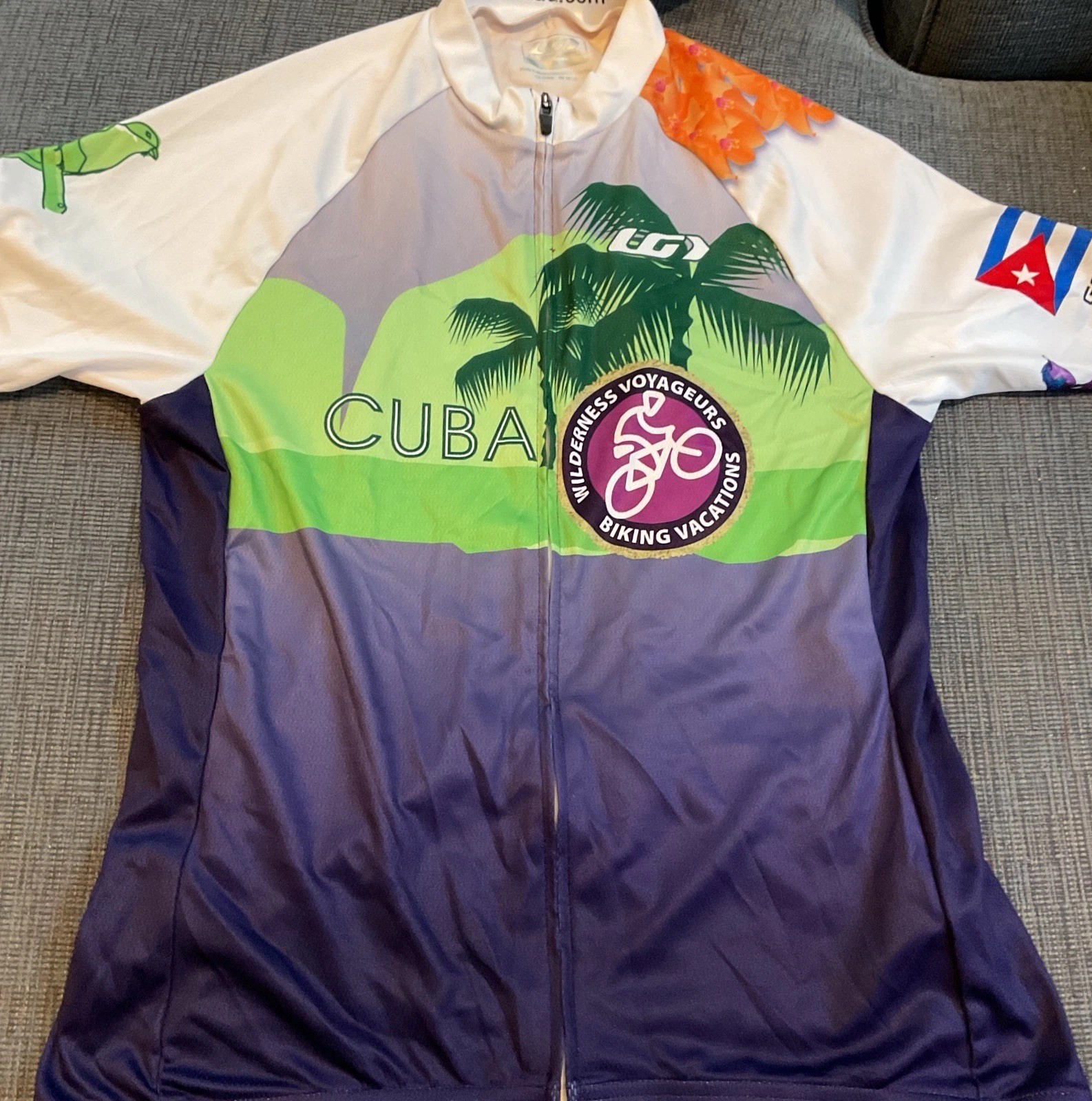 Louis Garneau Cycling XL Mens Cycle Cuba Wilderness Voyages