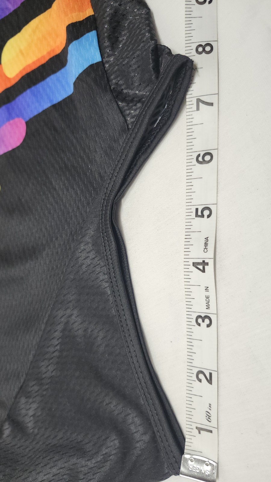 Aogda Colorful Full-Zip Cycling Shirt Jersey Sz L Mesh Sides 3 Pouches In Back