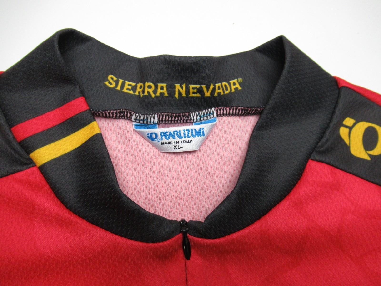 Vtg Pearl Izumi Sierra Nevada Beer Cycling Jersey Red Mens XL / FREE SHIP