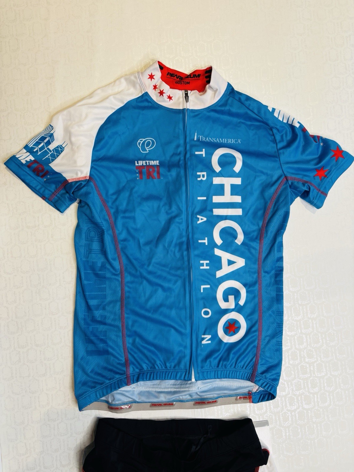 NWT Pearl Izumi Select Custom Tri Shorts Women M Jersey Chicago Triathlon