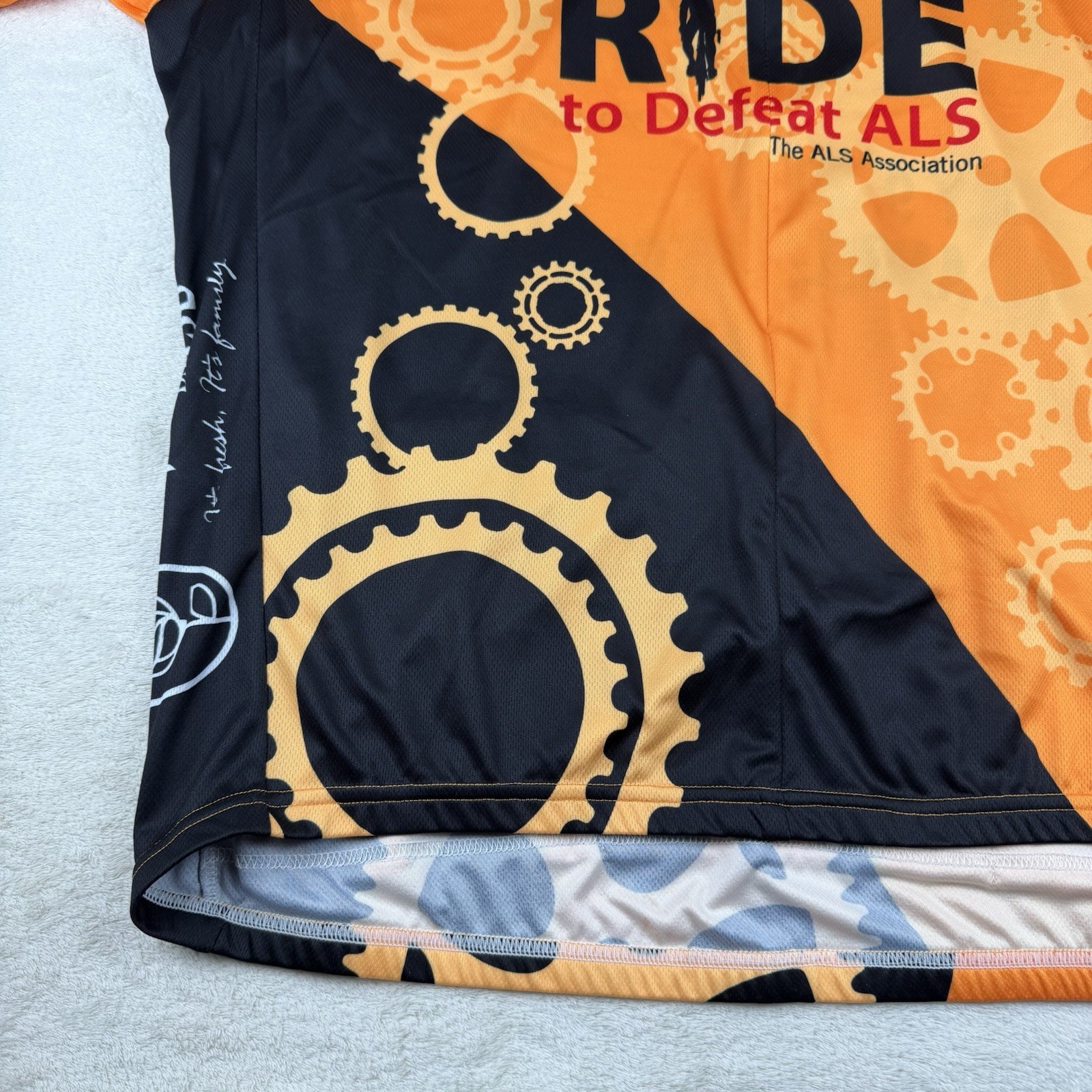 PRIMAL HAPPY TRAILS CYCLING Men’s Sport Cut Raglan Jersey Size 3XL Oregon NWT