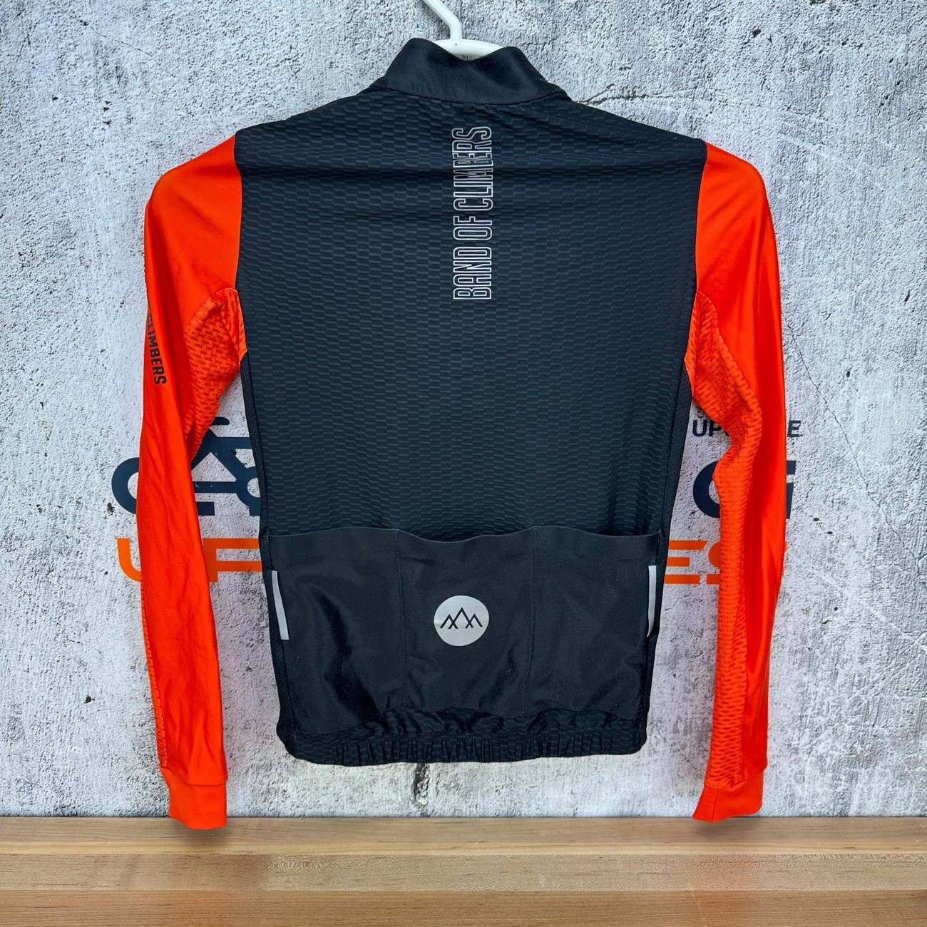 Band Of Climbers Pro Seasons Long Sleeve Small Black/Orange Cycling Jersey