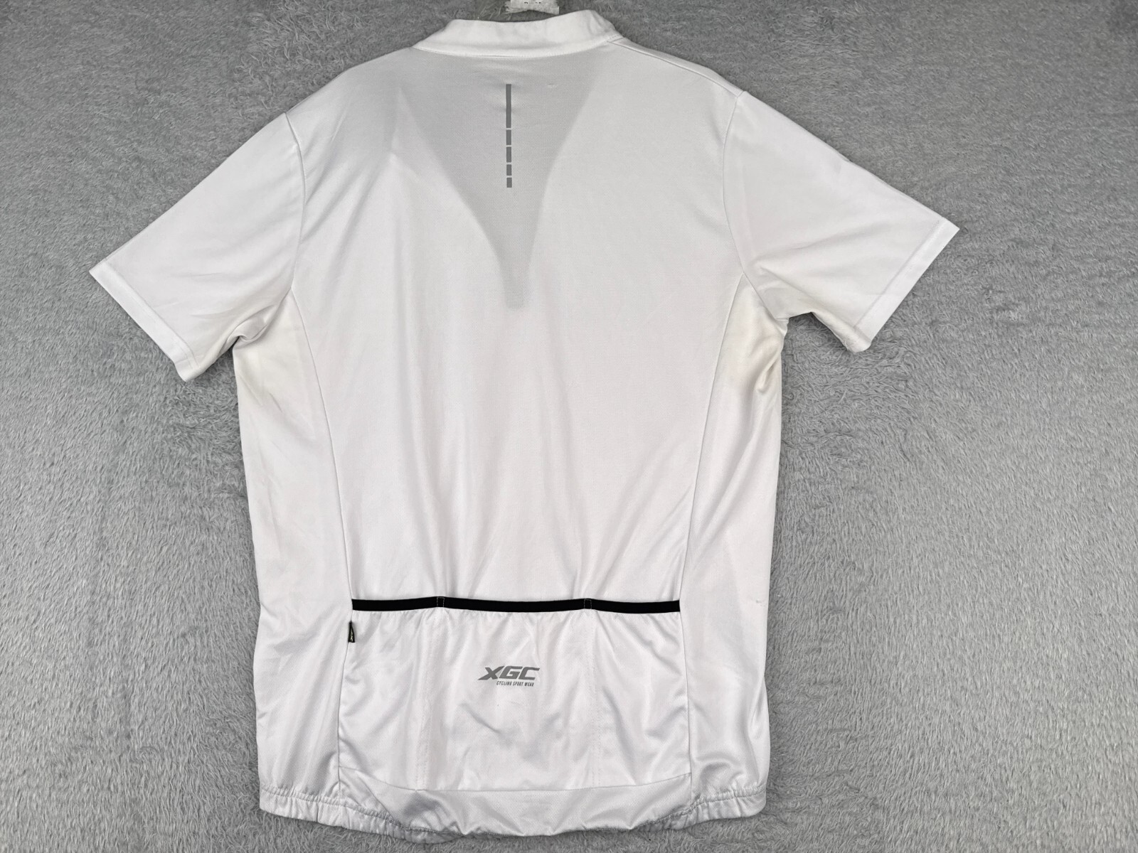 XGC Cycling Jersey Adult Extra Large 1/4 Zip Short Sleeve Pockets READ