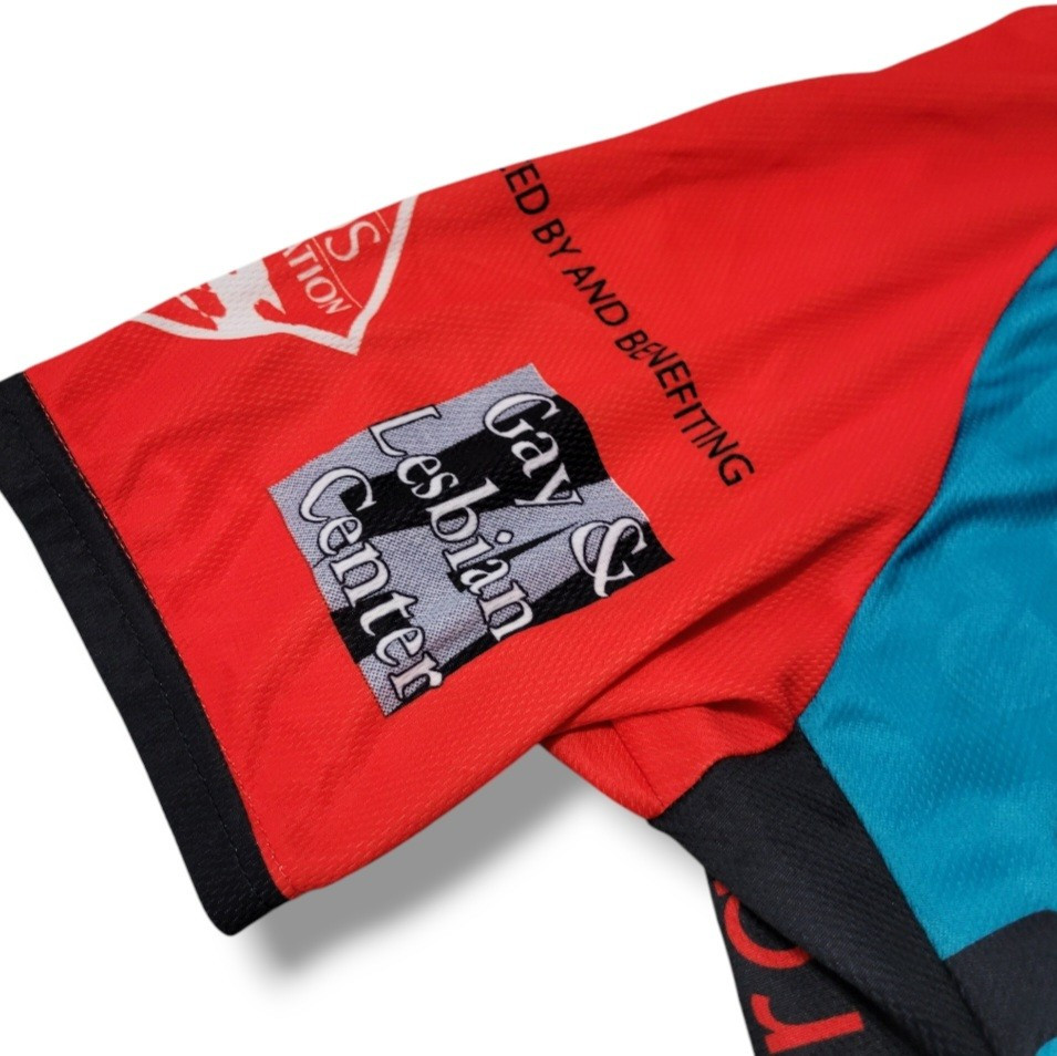 Voler Jersey Size Large Aids / Lifecycle Cycling Jersey Cyclist Ride To End AIDS