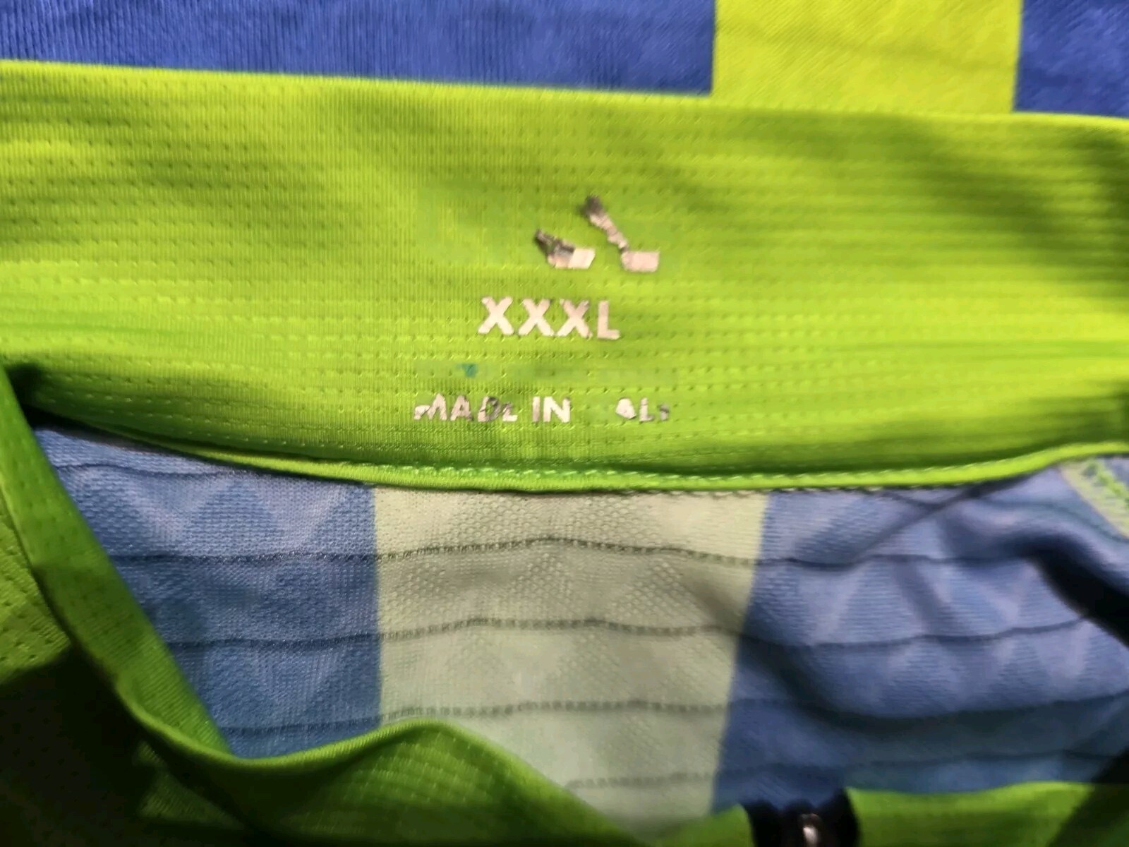 ale cycling jersey XXXL Blue Green Zip Up Men’s