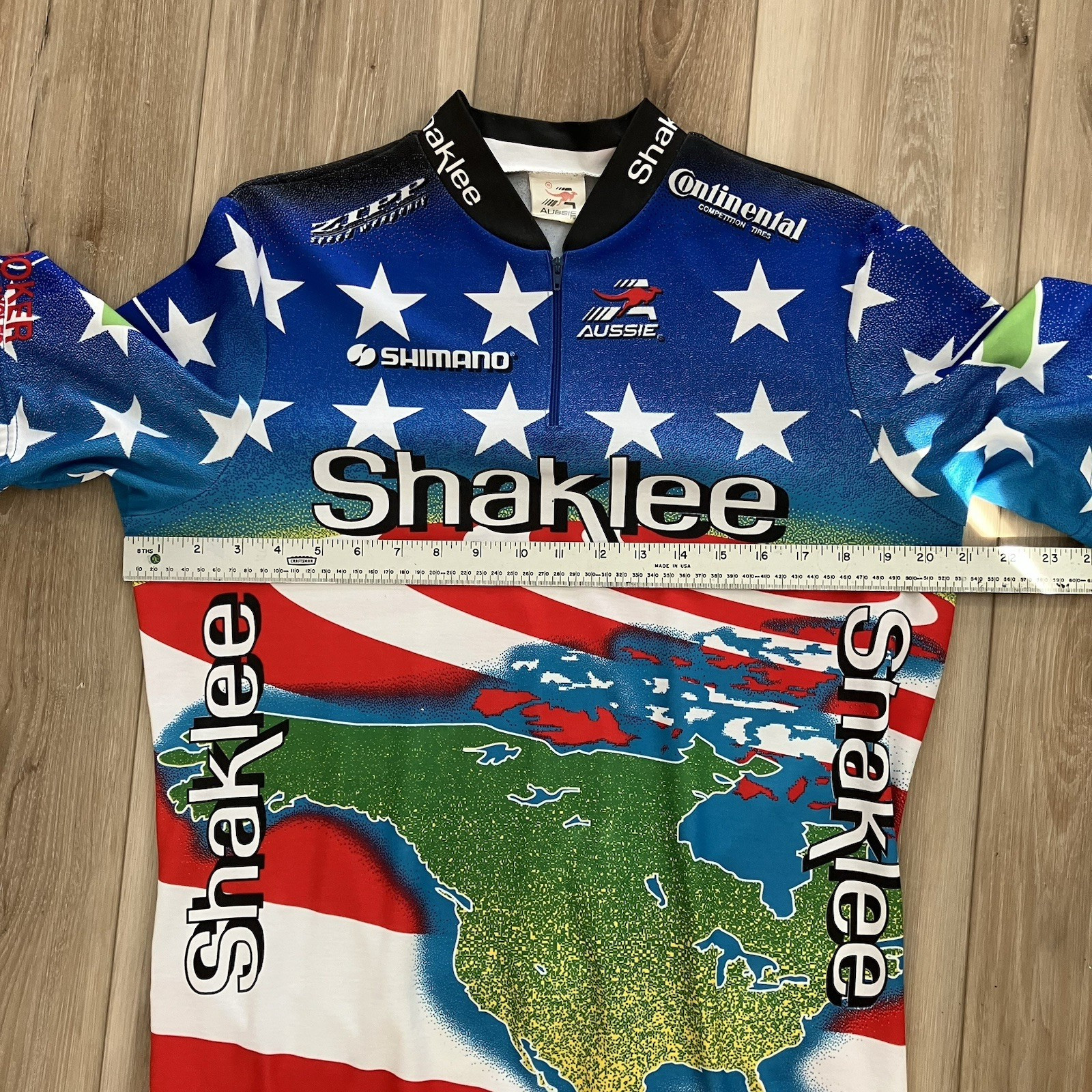 VTG 90’s Aussie Shaklee Pro Cycling Team USA National Champion Jersey Size L/XL