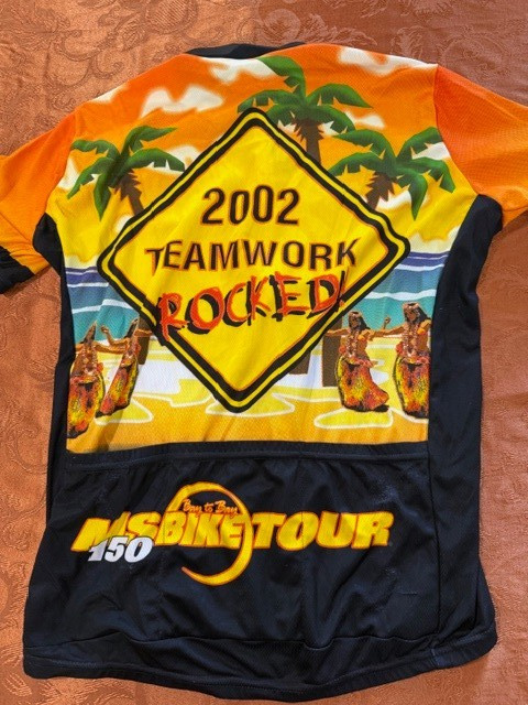 VTG Cycling Jersey (set of 2) MED MS Bike Tour made in USA