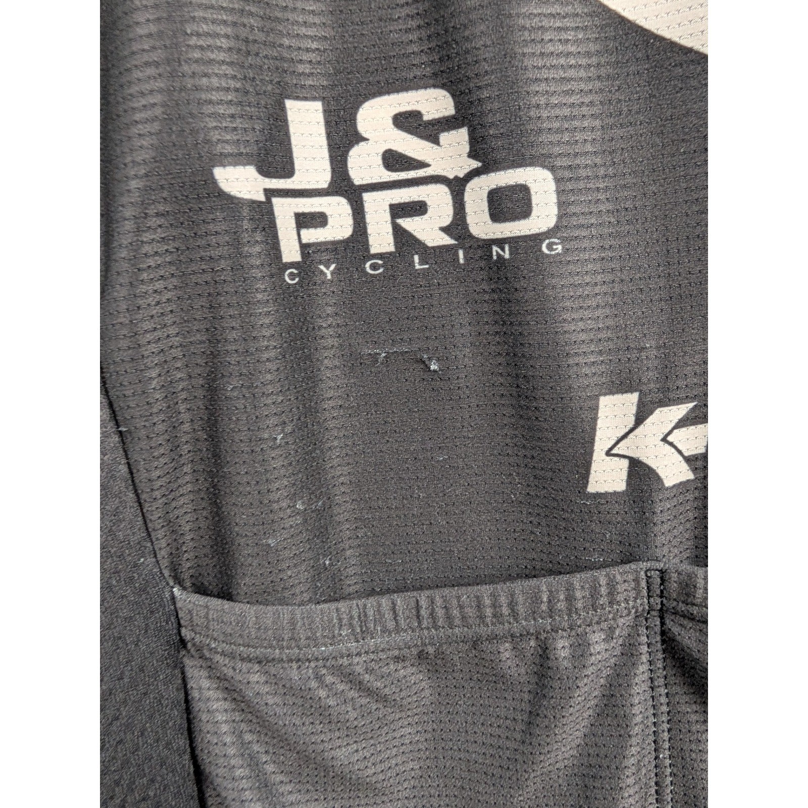 Rock Racing Kros Team Mens Cycling Jersey Black Skull Graphic Short Sleeve