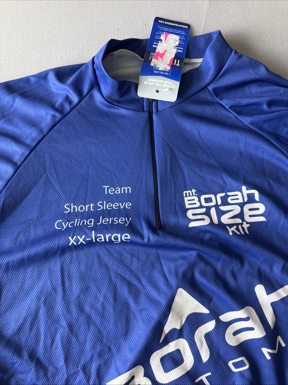 Borah Teamwear Men’s Team Cycling Jersey 2XL XXL (9477)