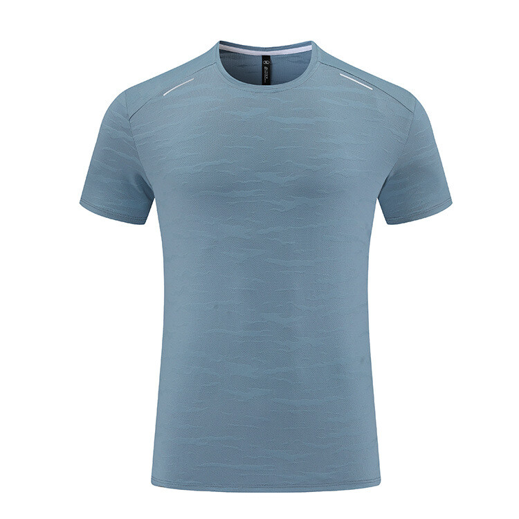 Men’s Casual Slim Fit Training Sweatshirt Quick Drying Short Sleeve T-shirt