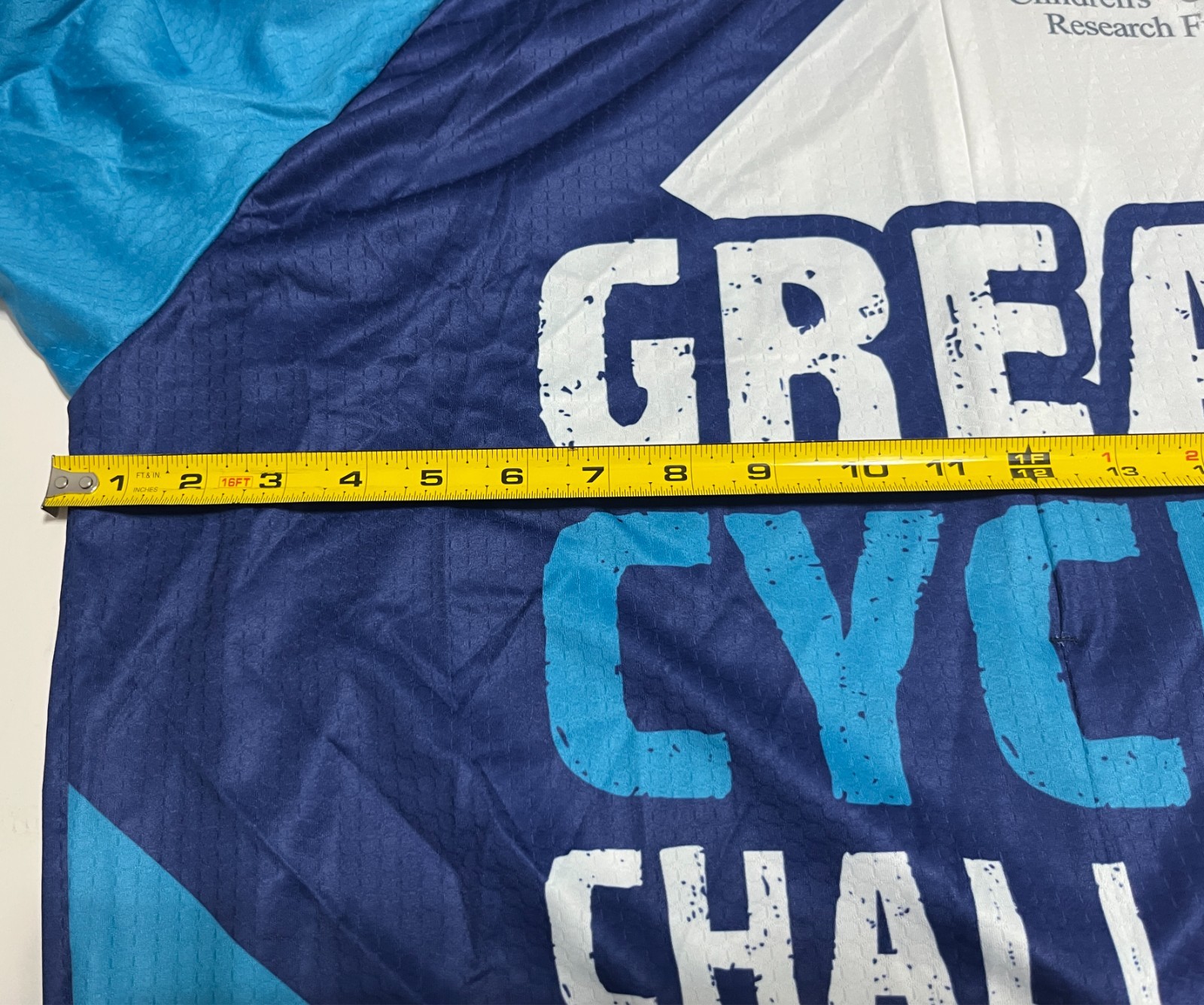 GREAT CYCLE Challenge 2020 Men Children’s Cancer Full Zip Cycling Jersey 5XL