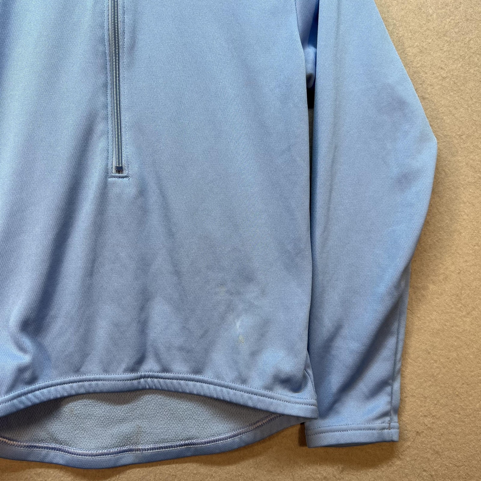 Pearl Izumi Cycling Jersey Womens Small Blue 1/4 Zip Macau Long Sleeve