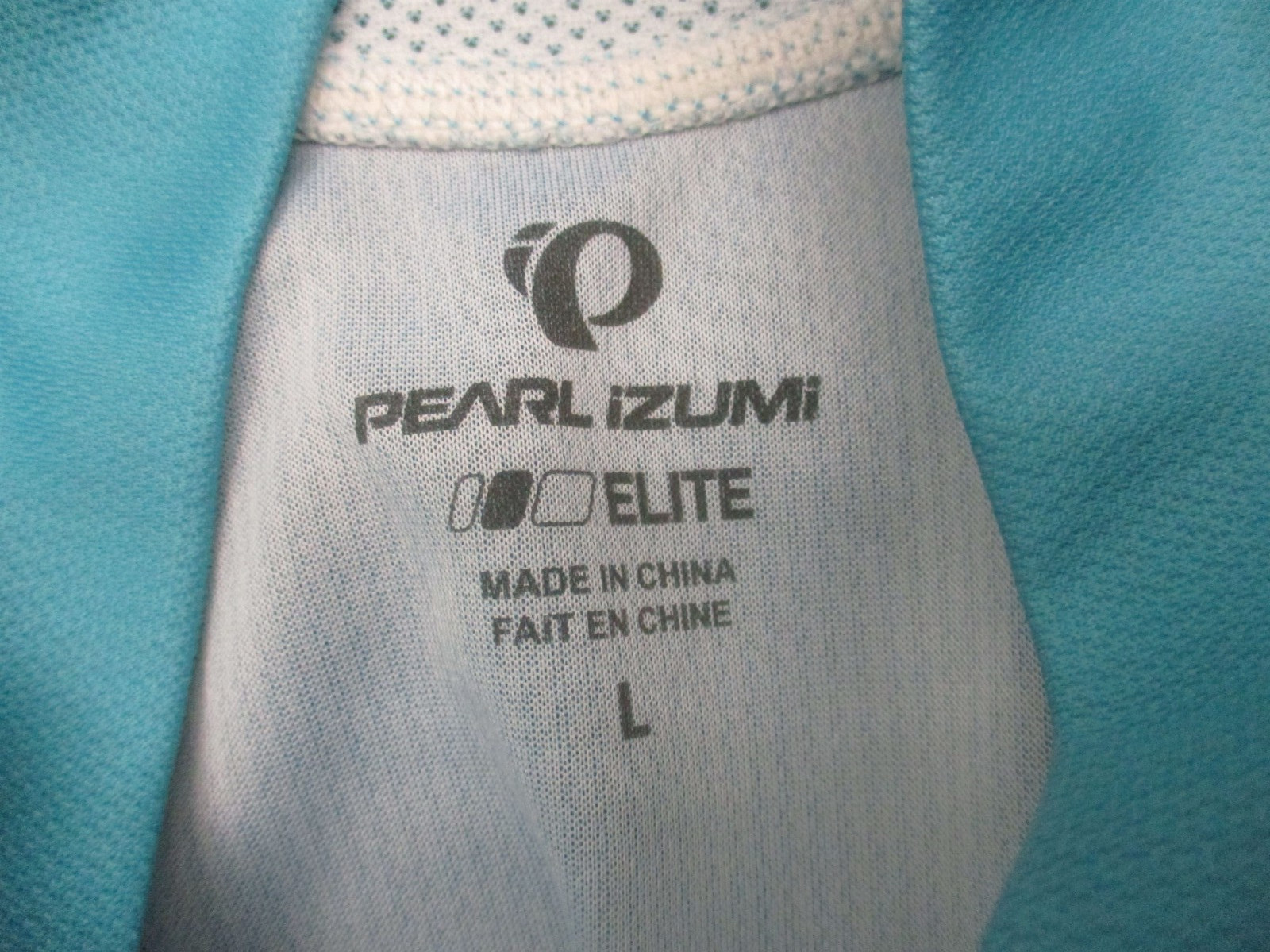 PEARL IZUMI Size L Mens Short Sleeve Full Zip Back Pocket Cycling Jersey 913